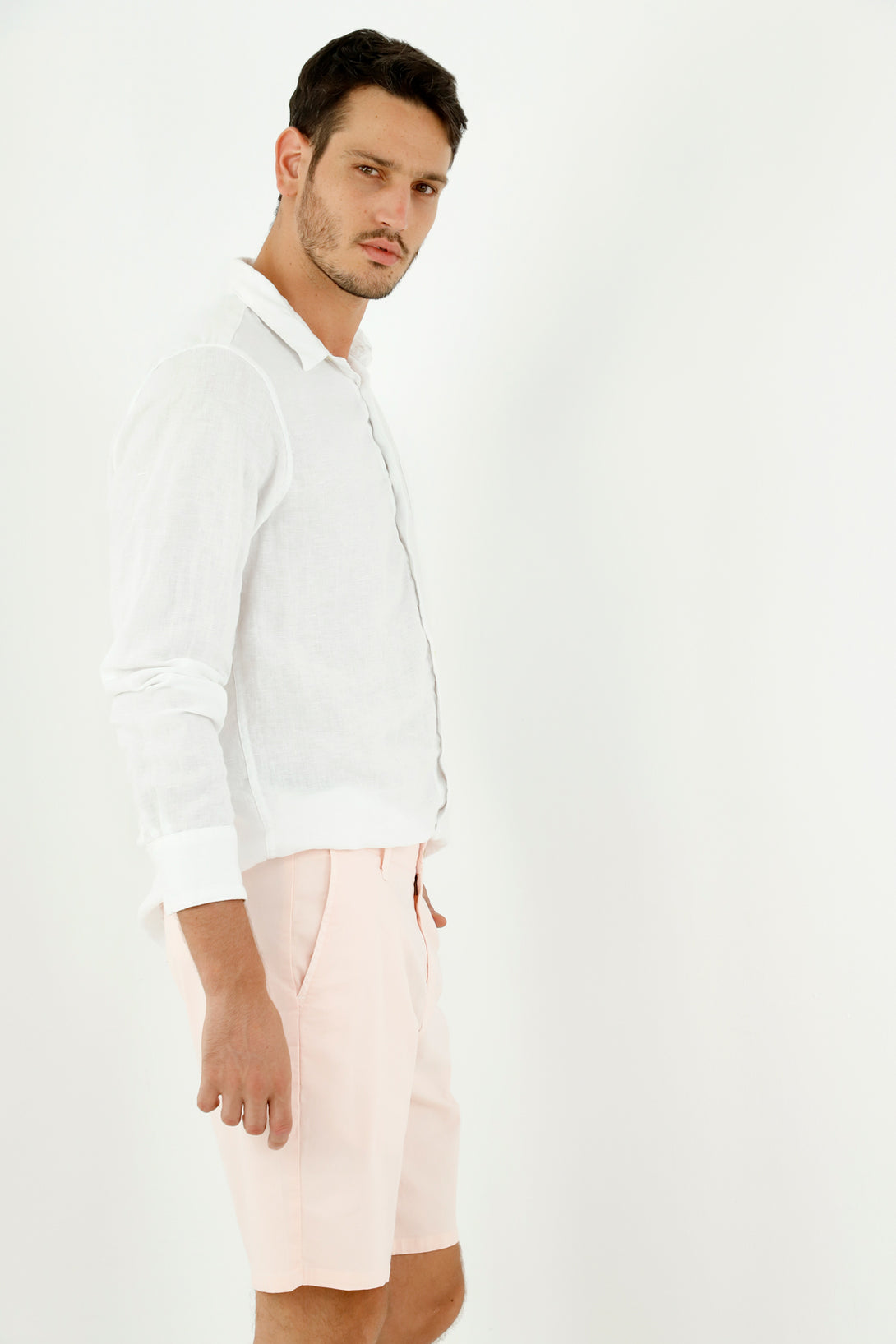 Men's Pink Bermuda Shorts