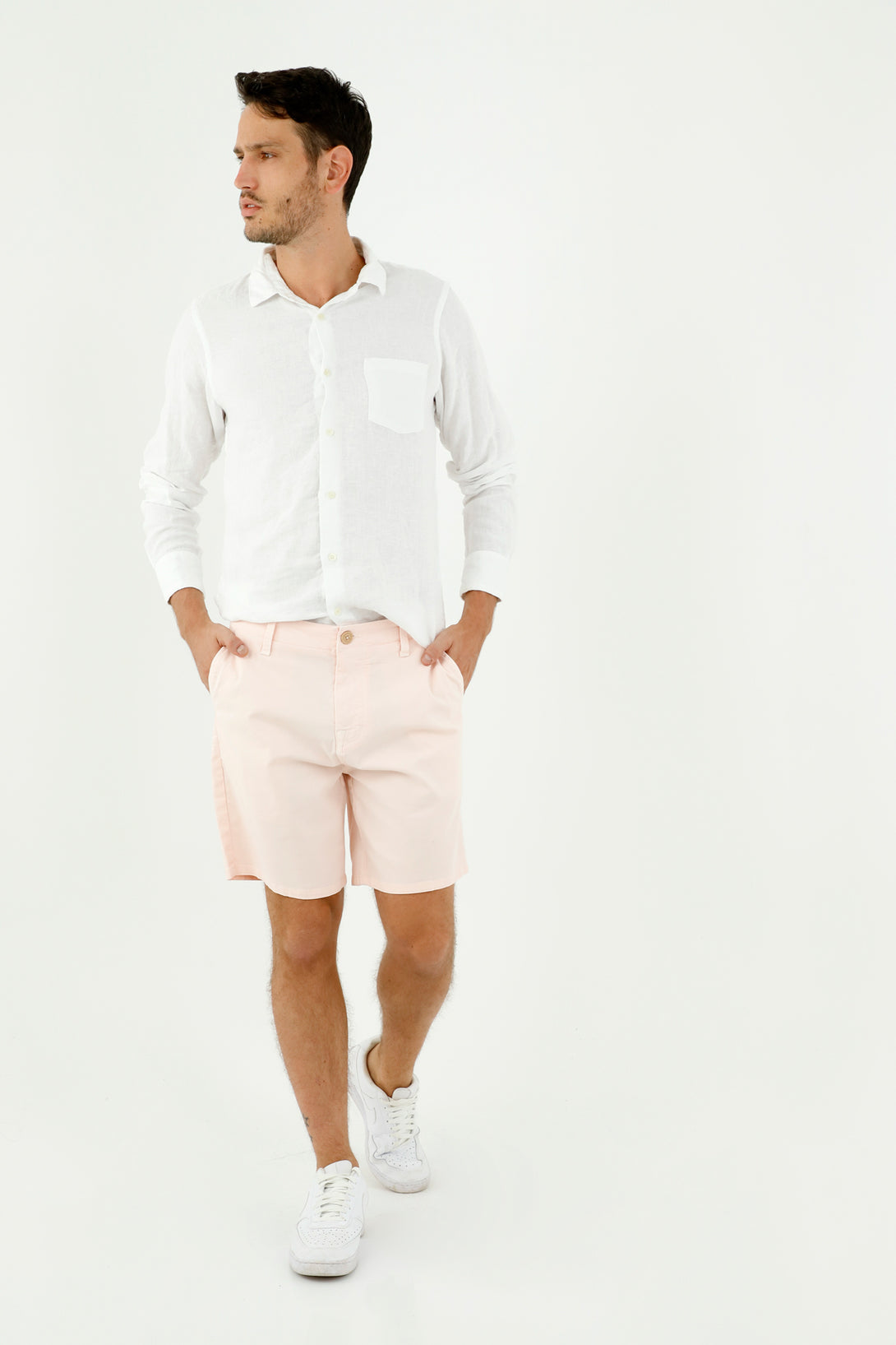 Men's Pink Bermuda Shorts