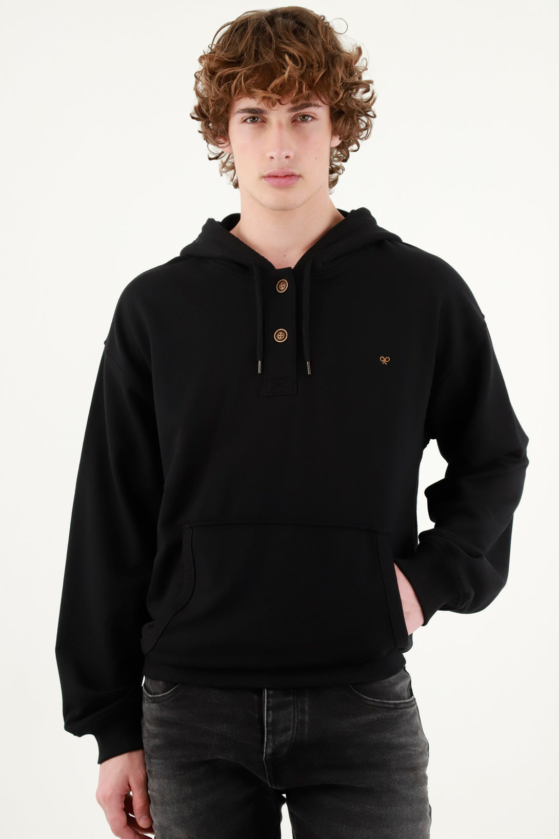 Men's Black Hoodie