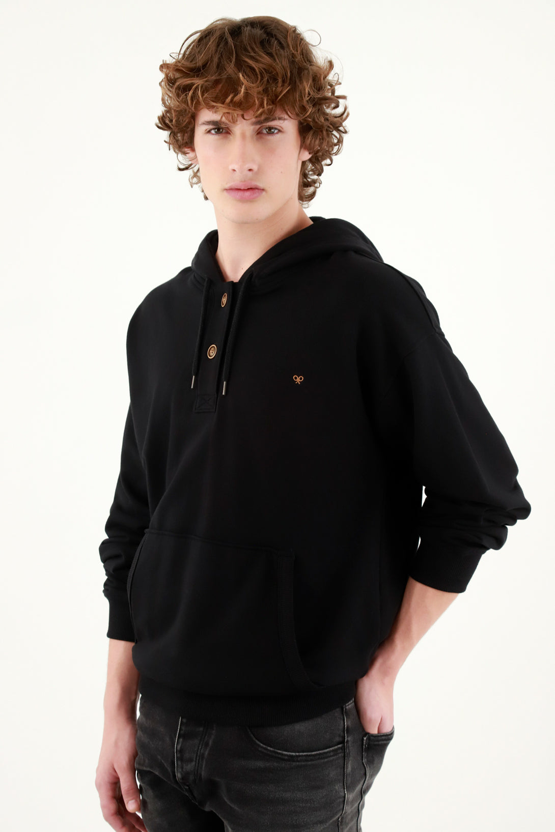 Men's Black Hoodie