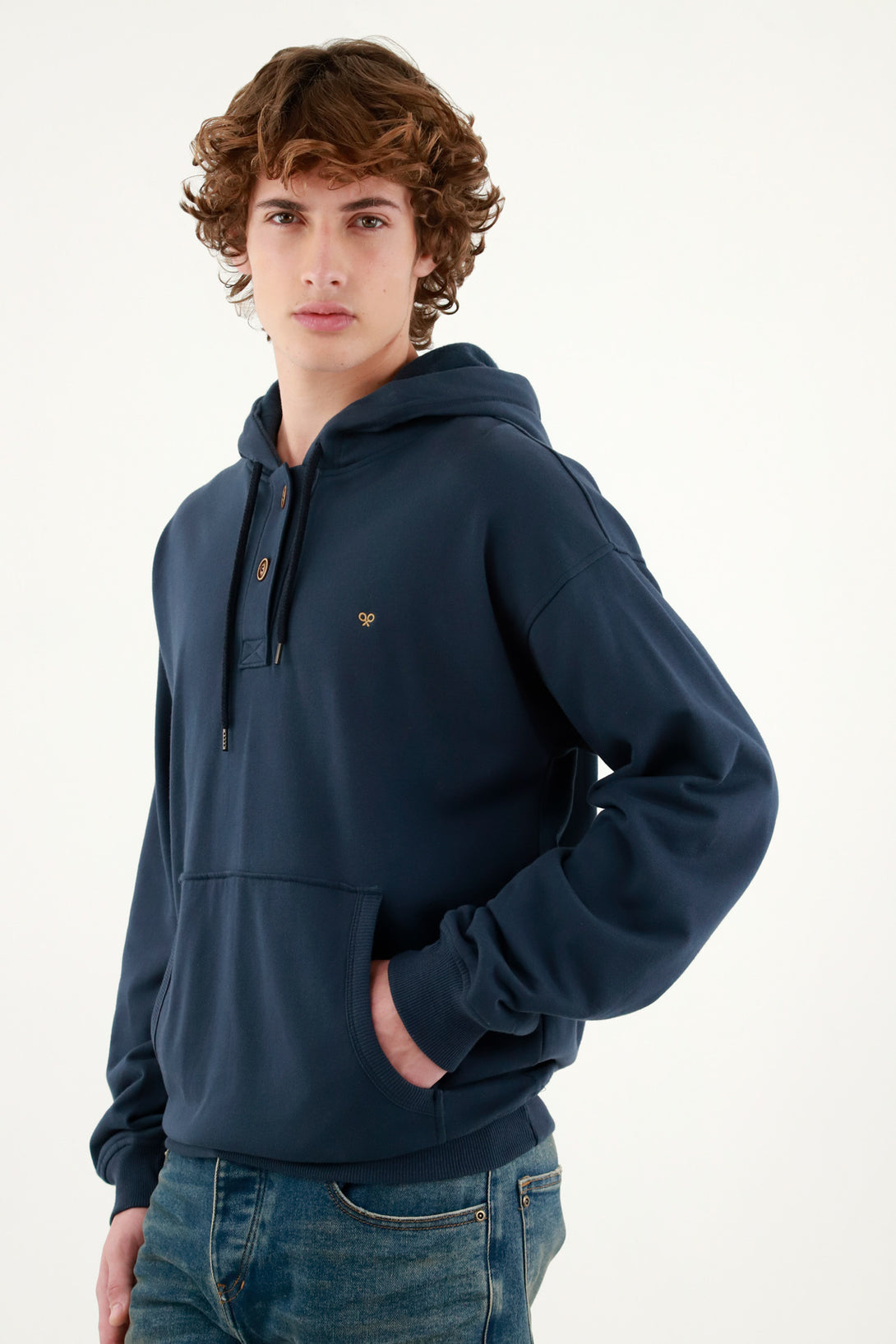 Men's Blue Hoodie