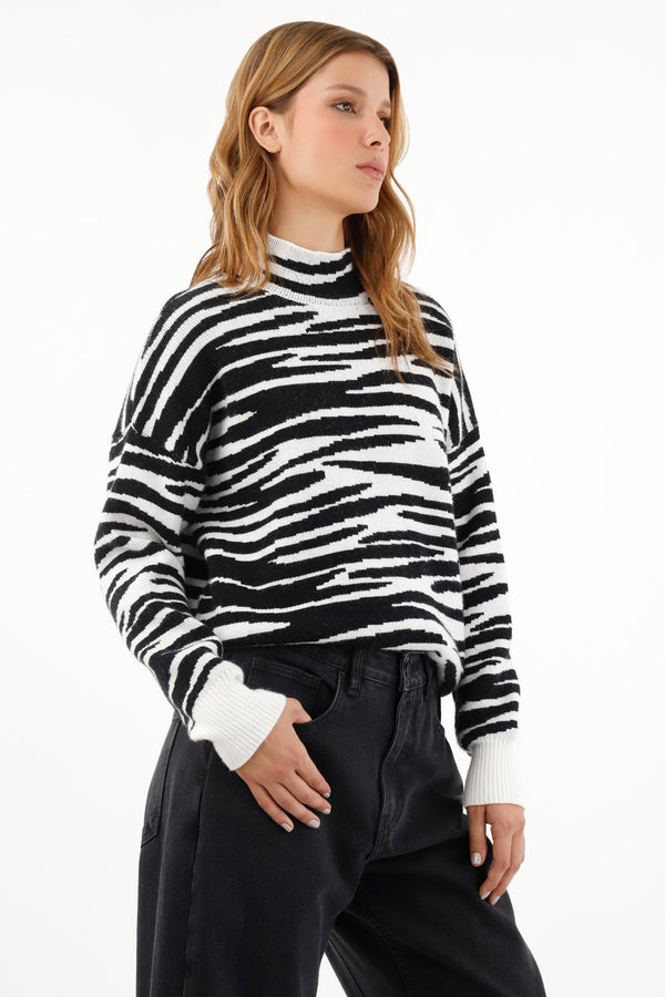 Women's Animal Print Sweater