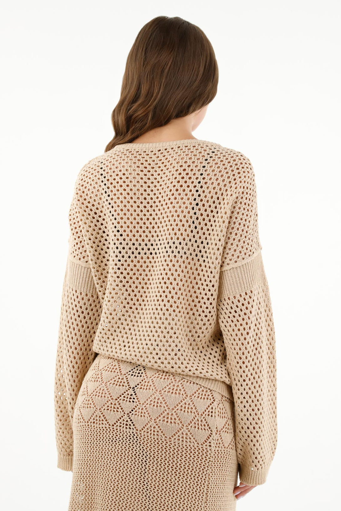 Women's Brown Knit Sweater