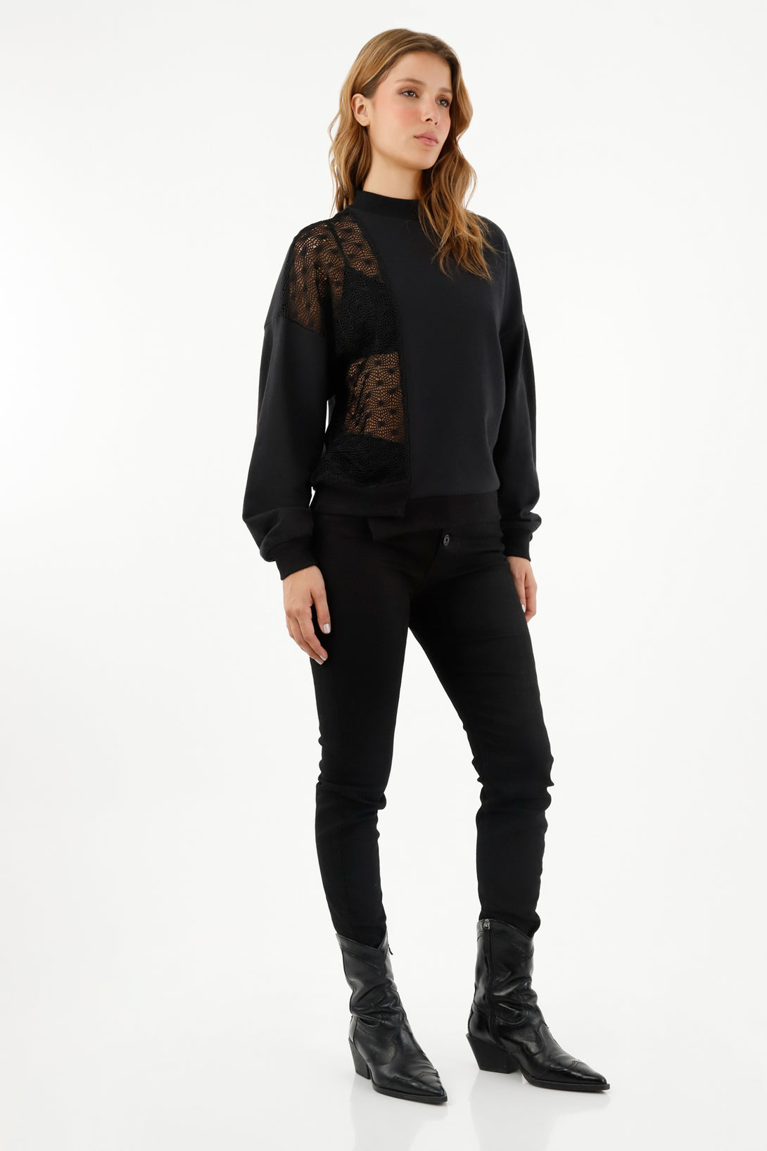 Women's Black Knit Sweater