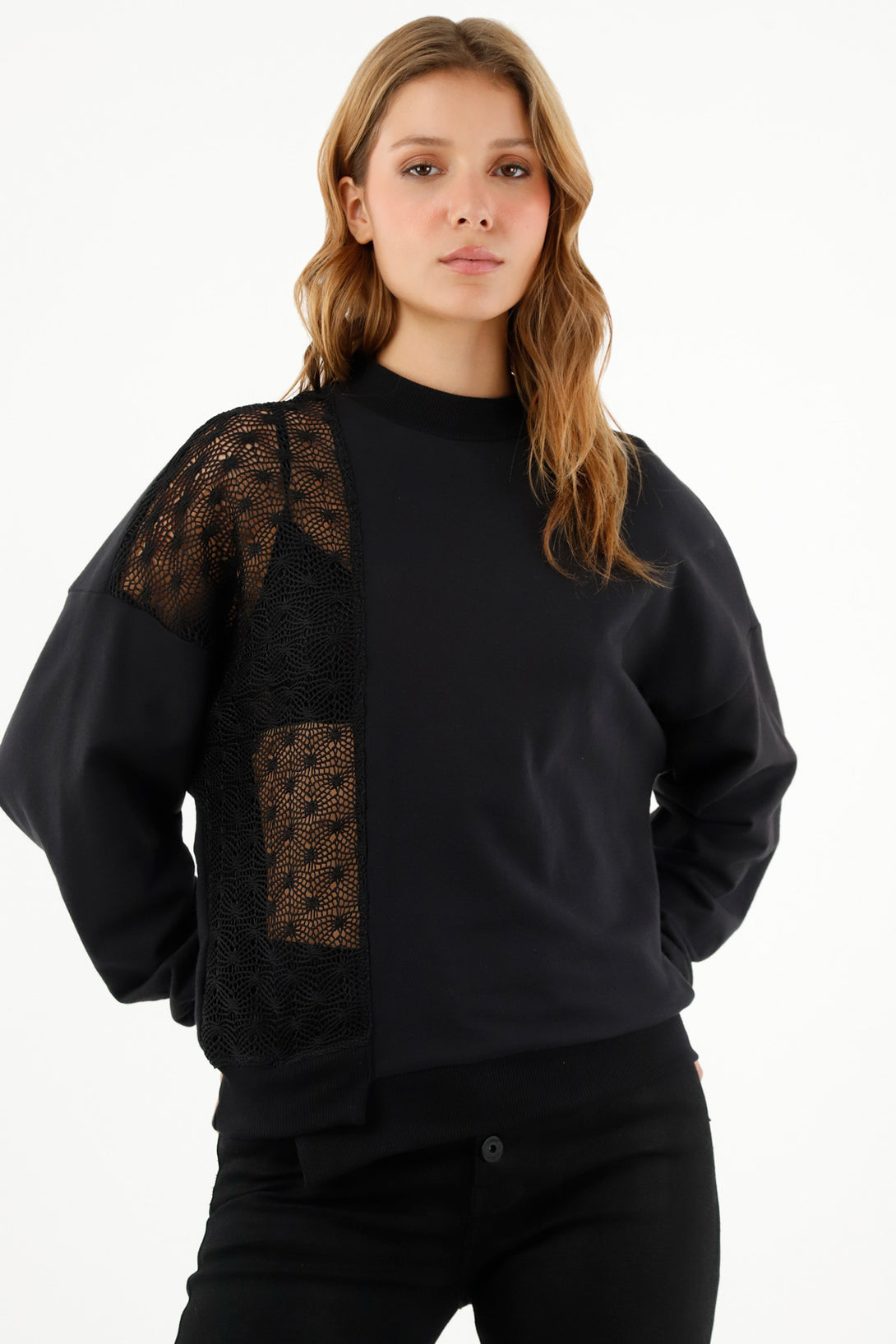 Women's Black Knit Sweater