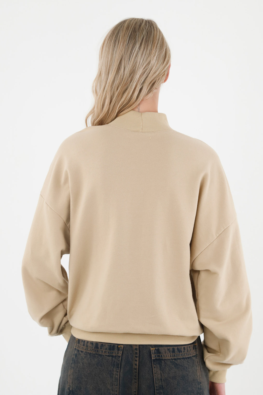 Women's Brown Turtleneck Sweater