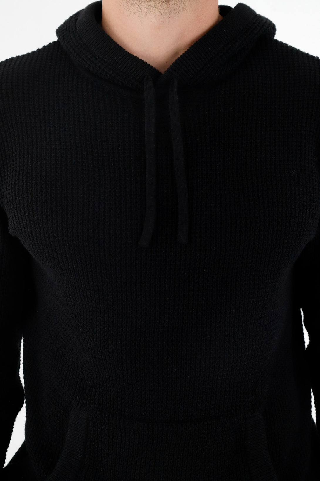 Men's Black Knit Sweater