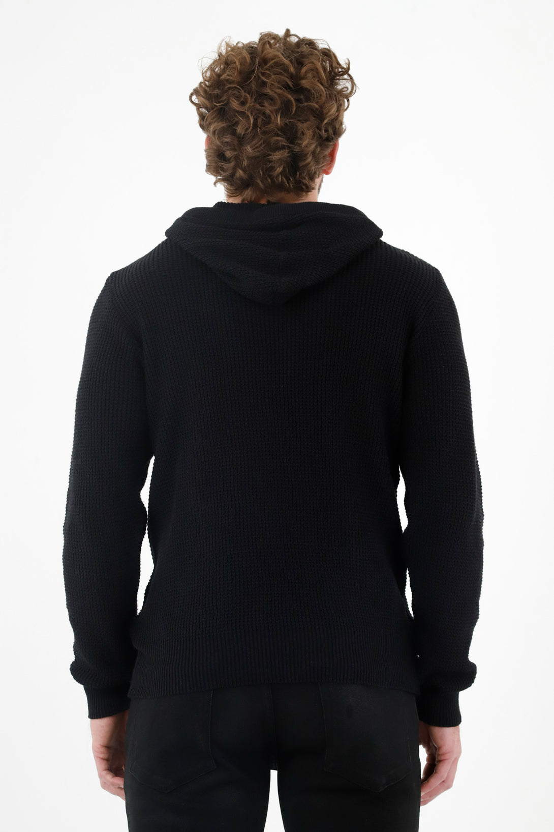 Men's Black Knit Sweater