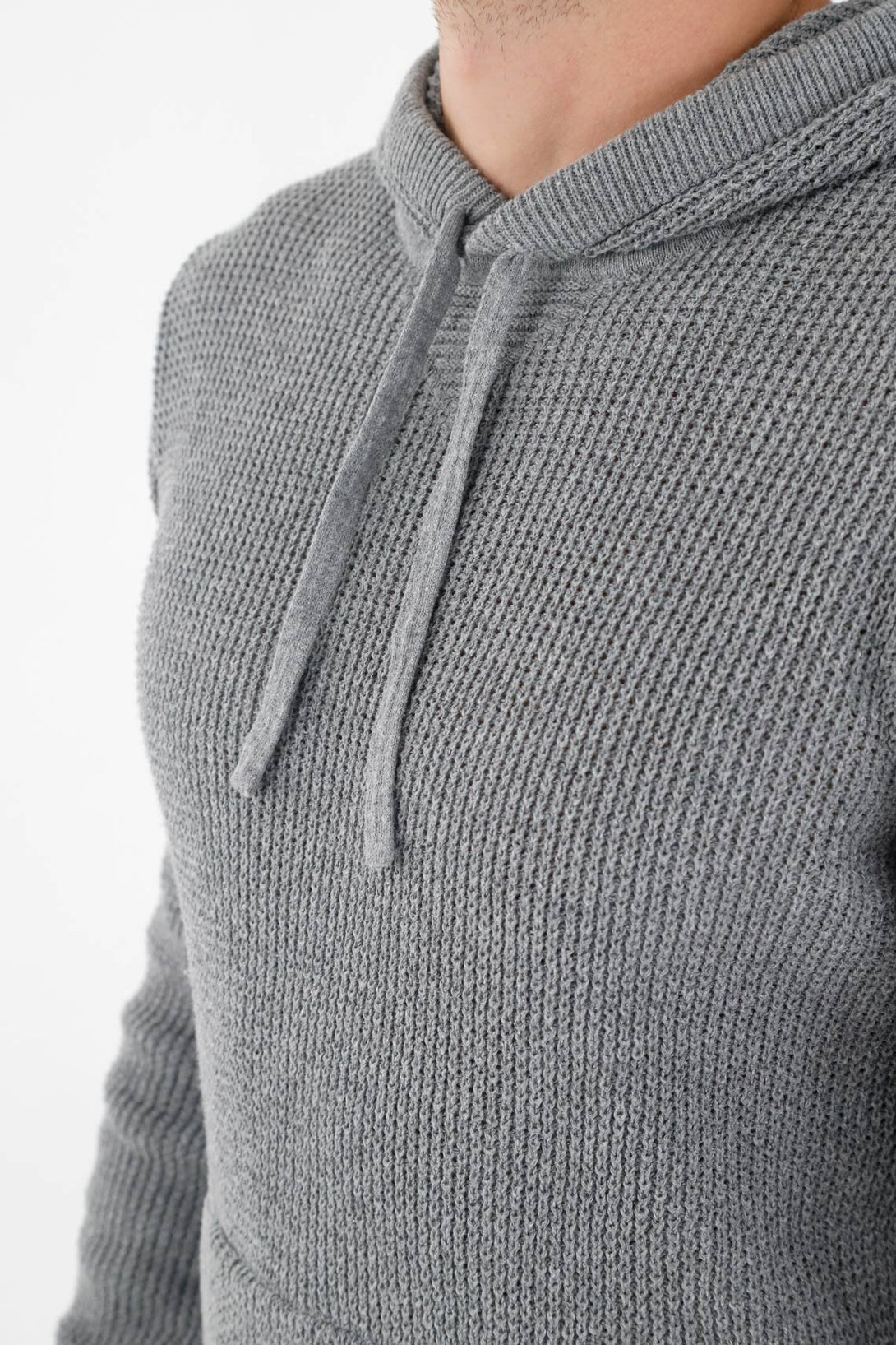 Men's Gray Knit Sweater