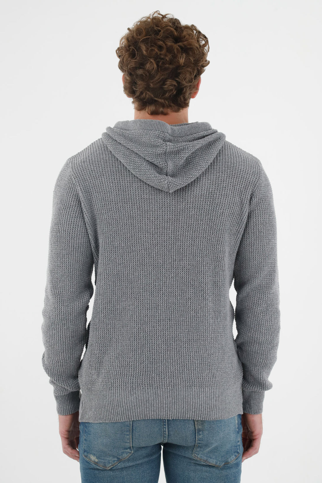 Men's Gray Knit Sweater