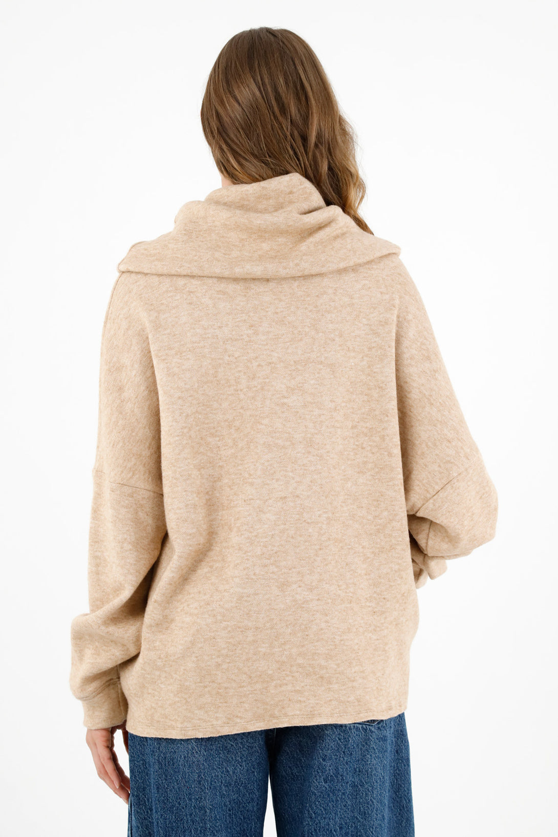 Women's Oversize Brown Sweater