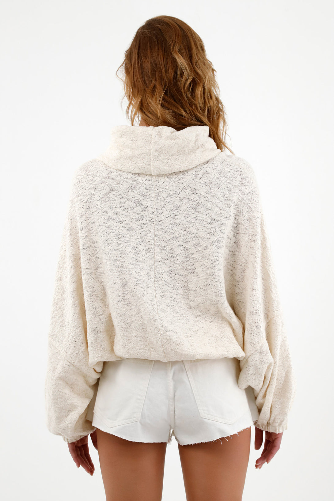 Women's Ecru Oversized Sweater