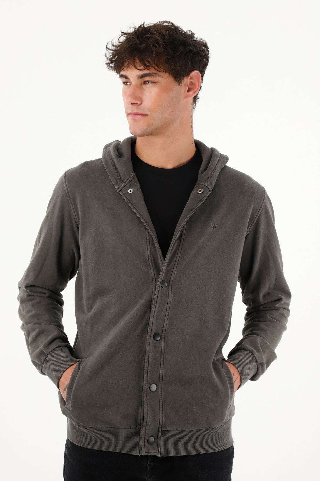 Men's Gray Hoodie