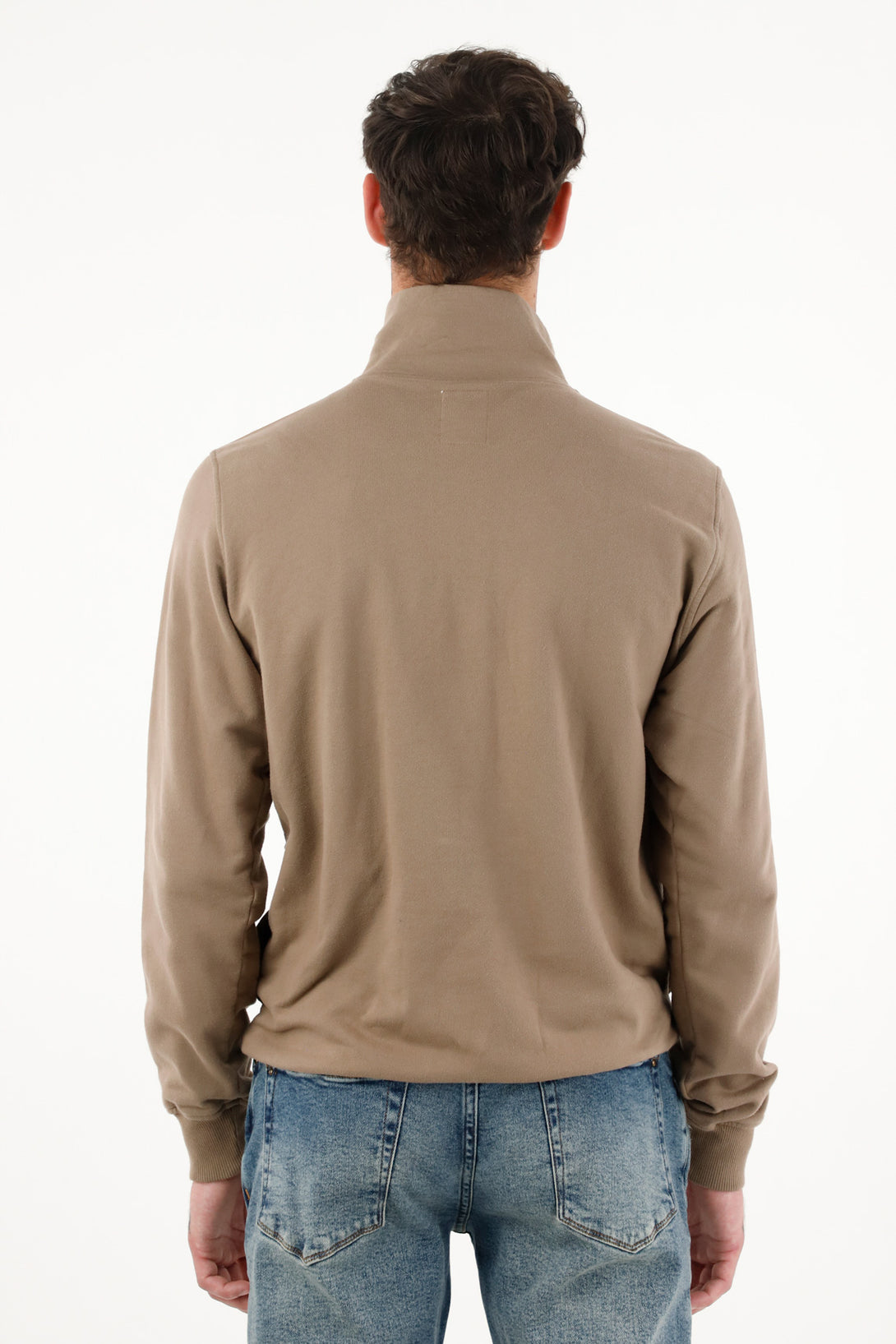 Men's Brown Turtleneck Sweater