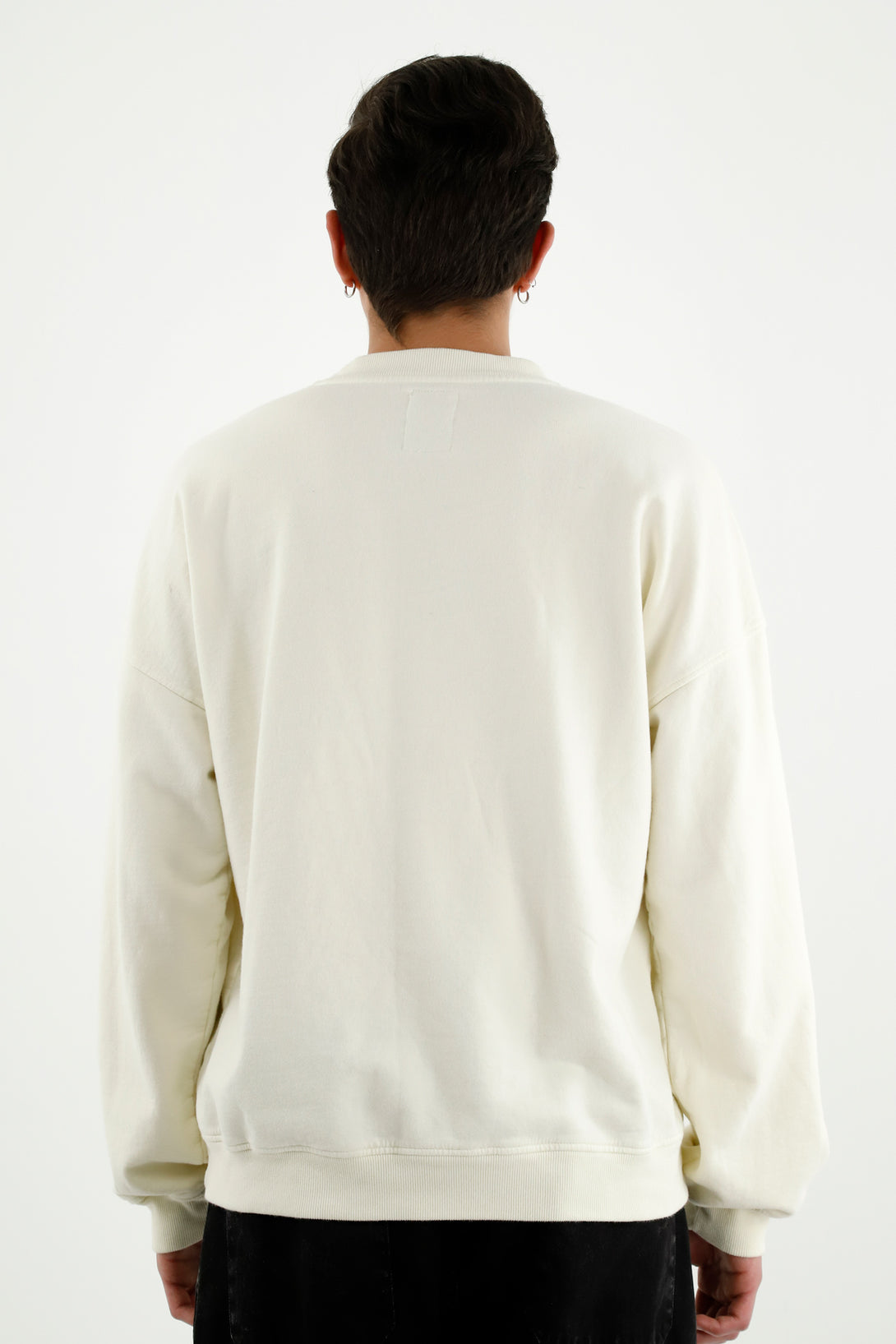 Men's Off-White Crew Neck Sweater