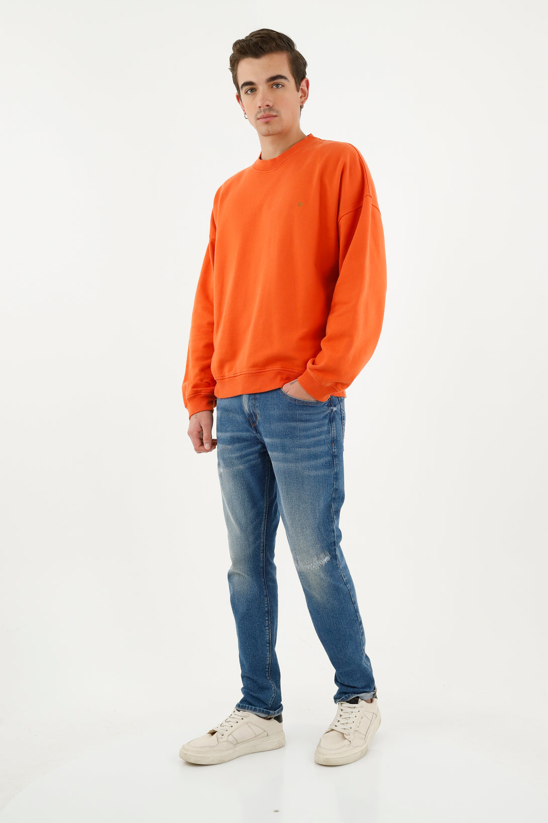 Men's Orange Sweater