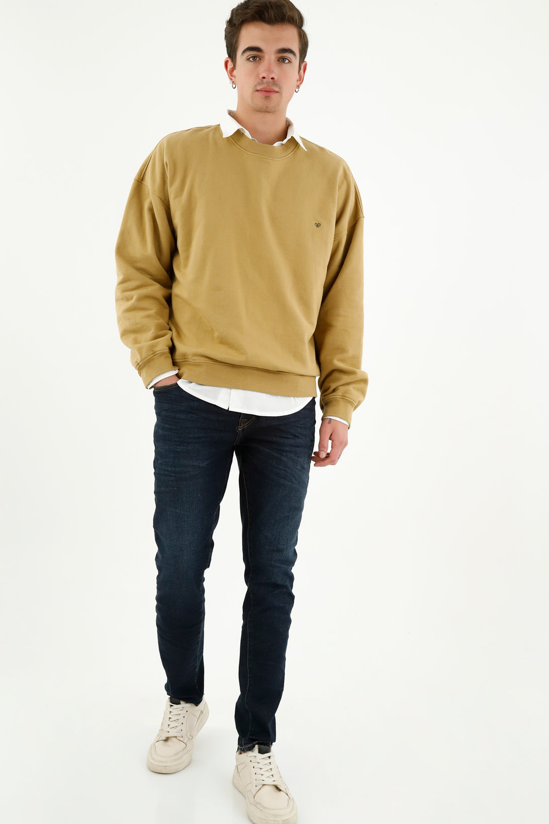 Men's Khaki Sweater