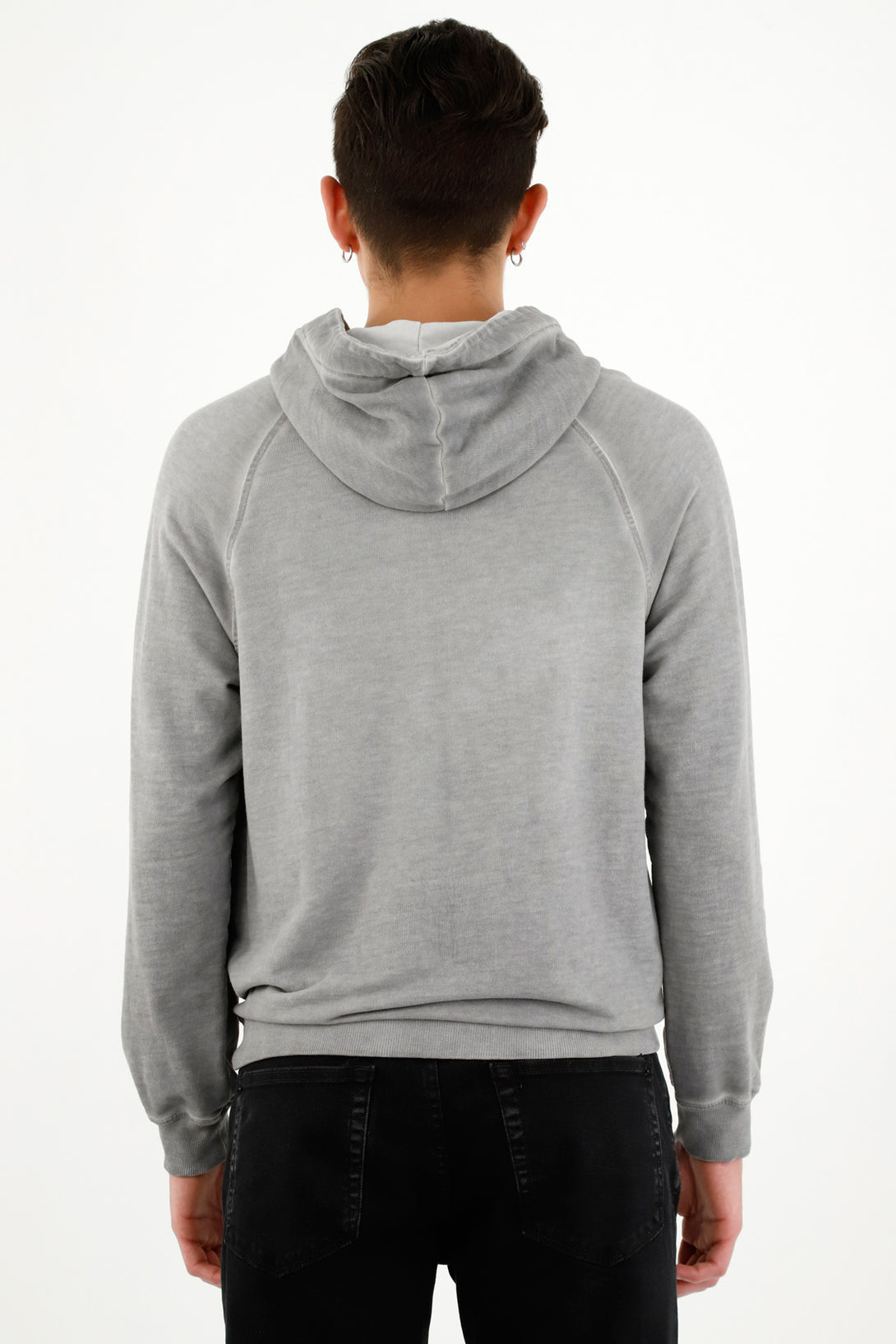 Men's Gray Overdye Sweater