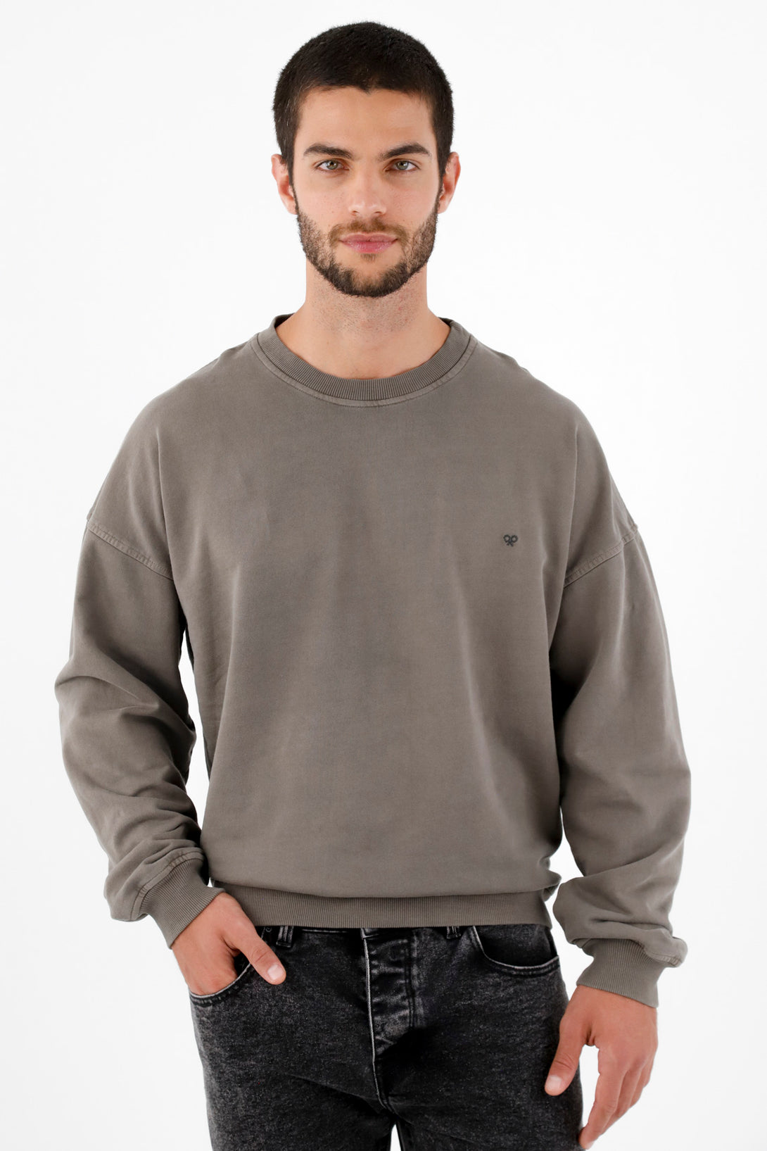 Men's Basic Gray Sweater