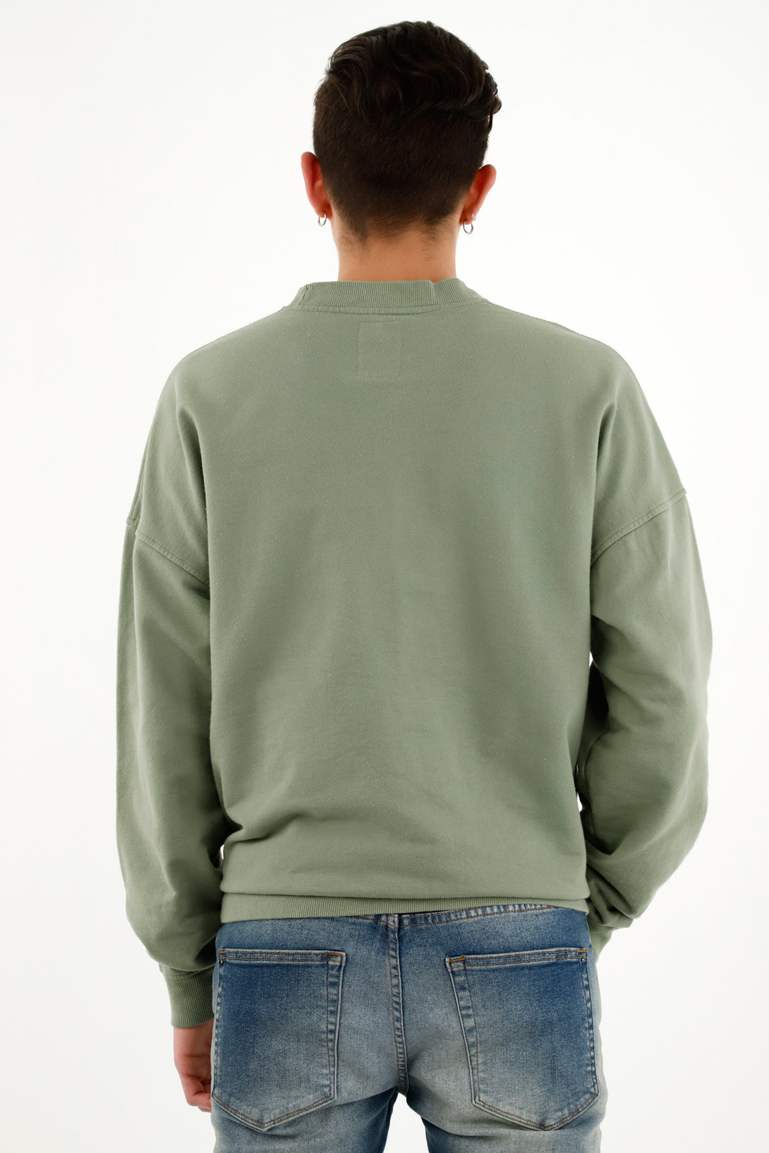 Men's Green Amazonian Embroidery Sweater