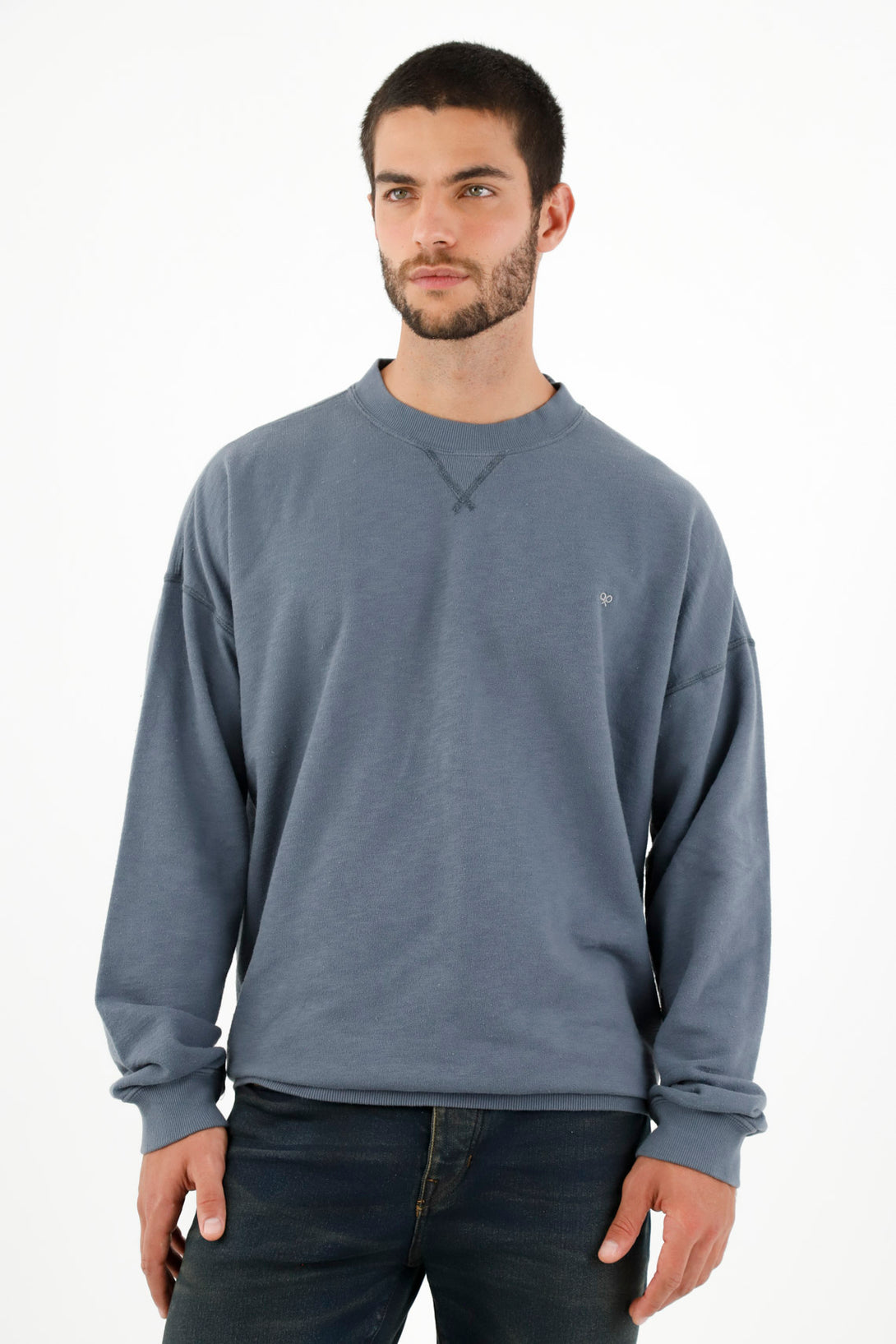 Men's Light Blue Lightweight Sweater