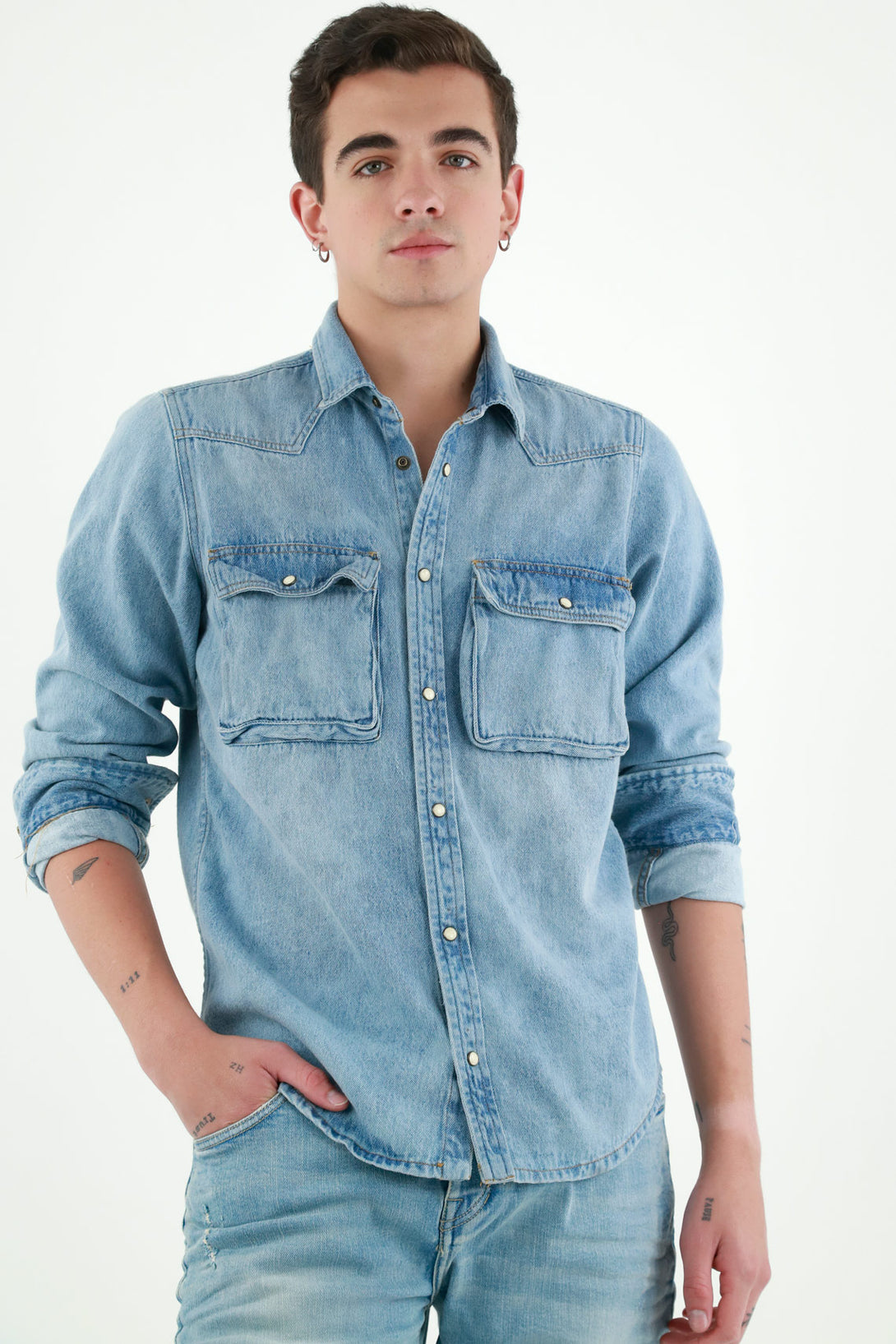 Men's Indigo Blue Shirt