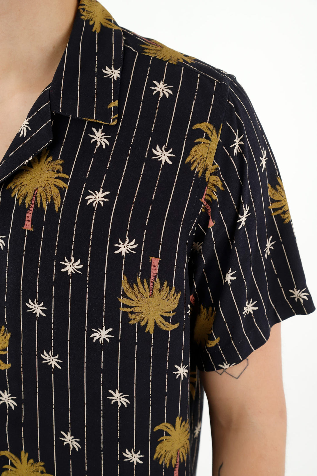 Camisa bowling estampada para hombre