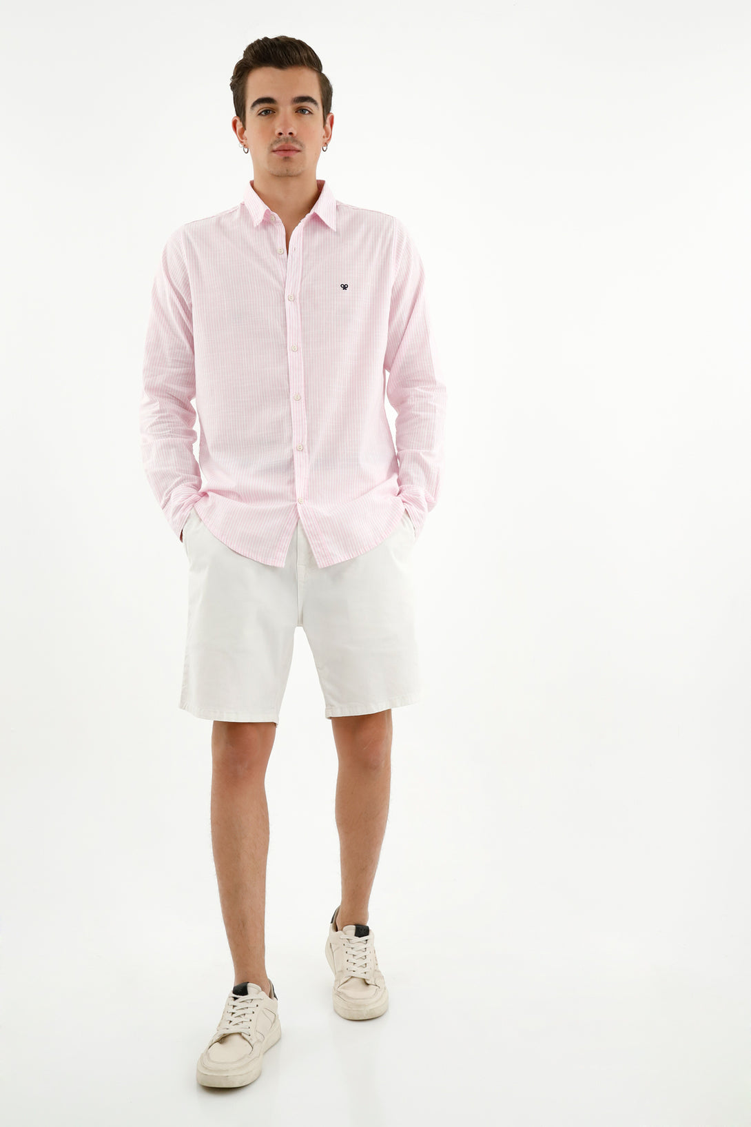 Men's Pink Classic Collar Shirt