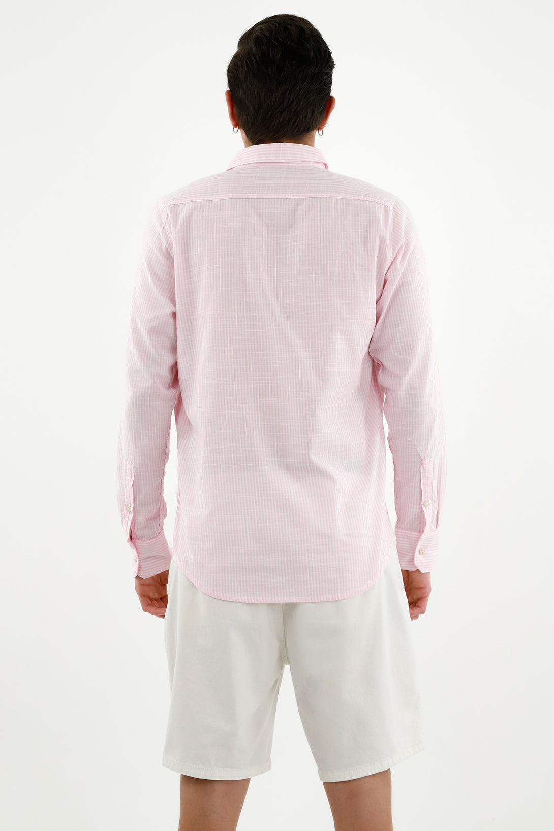 Men's Pink Classic Collar Shirt