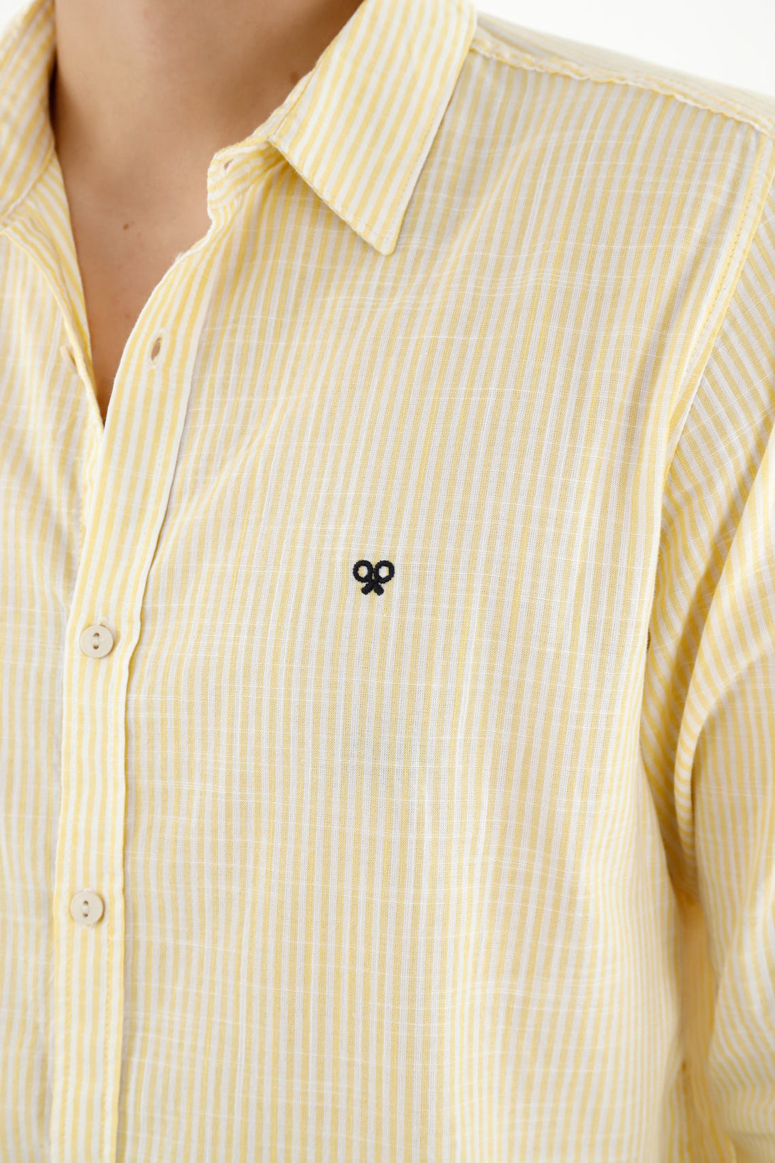 Men's Yellow Classic Collar Shirt