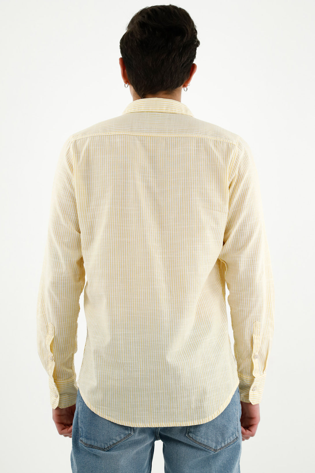 Men's Yellow Classic Collar Shirt