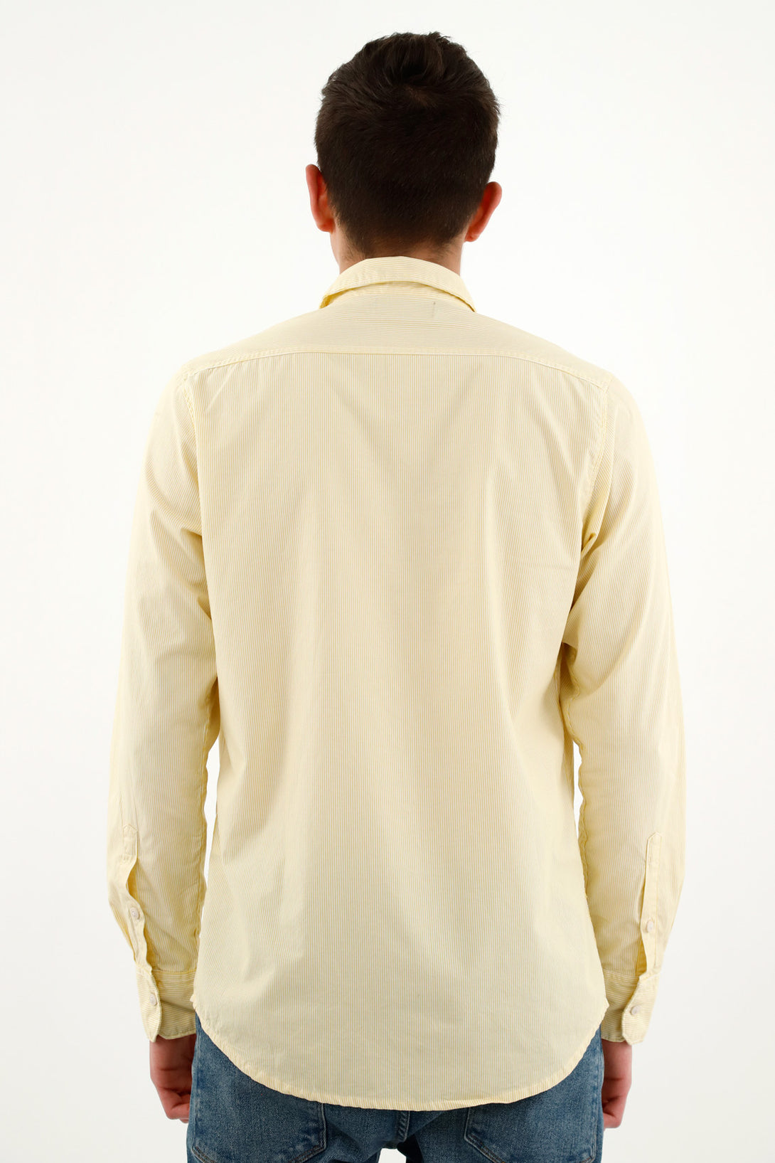 Men's Yellow Pre-dyed Shirt