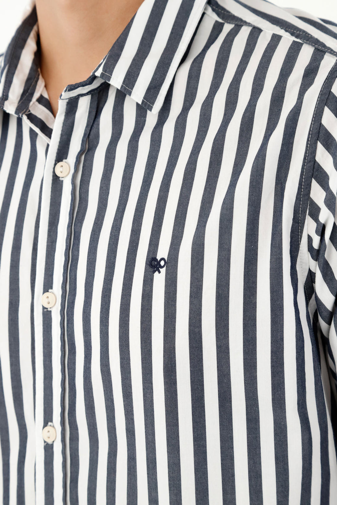 Men's Blue Striped Shirt