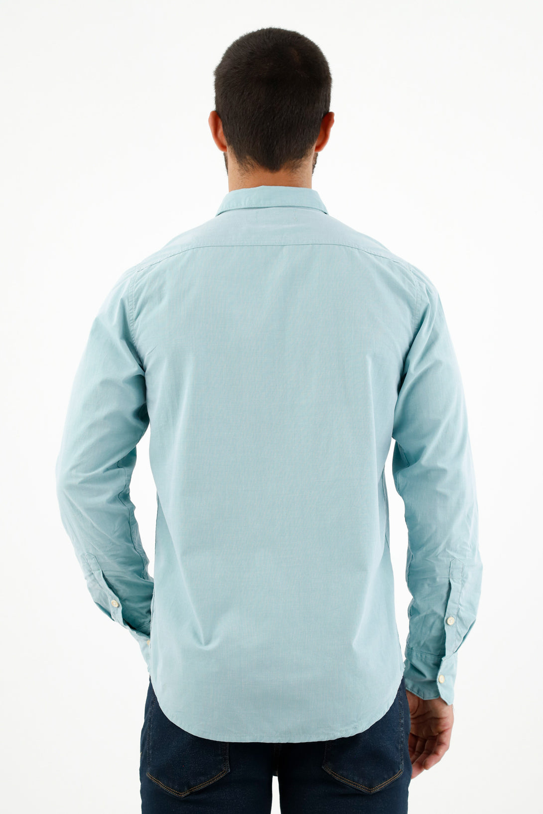 Men's Green Long Sleeve Shirt