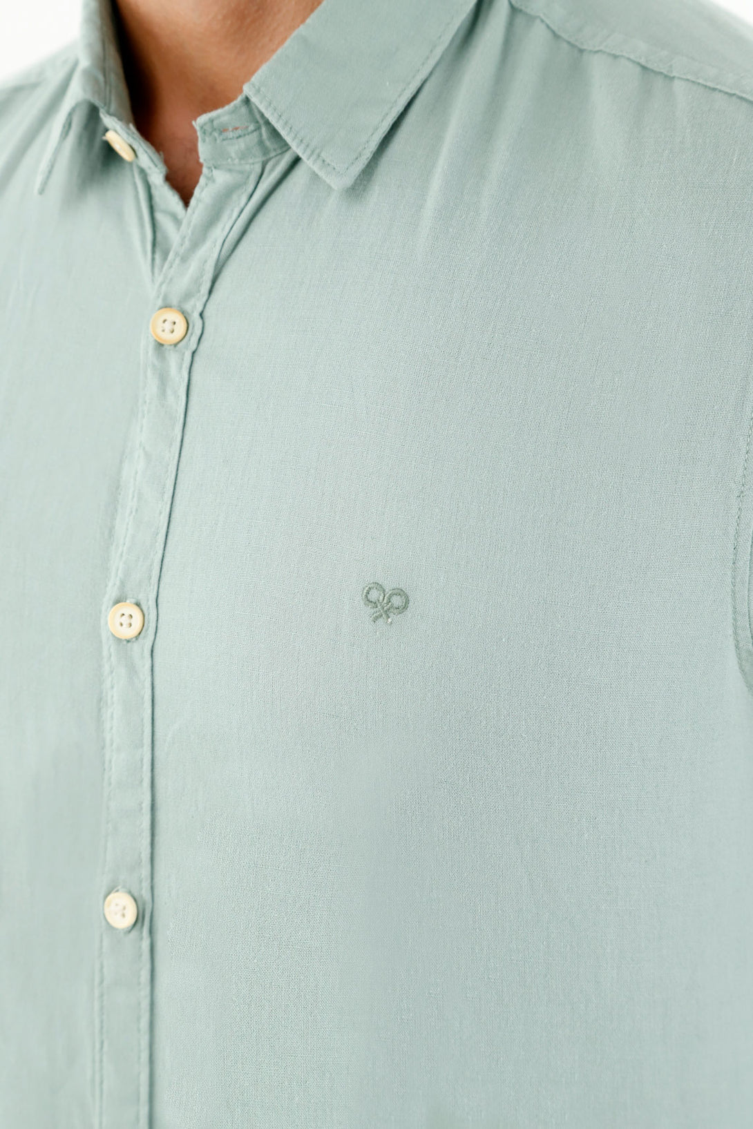 Men's Green Classic Collar Shirt