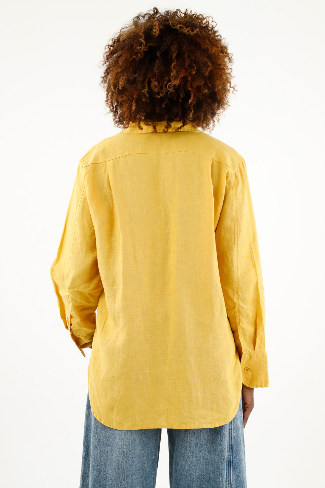 Women's Yellow Long Sleeve Shirt