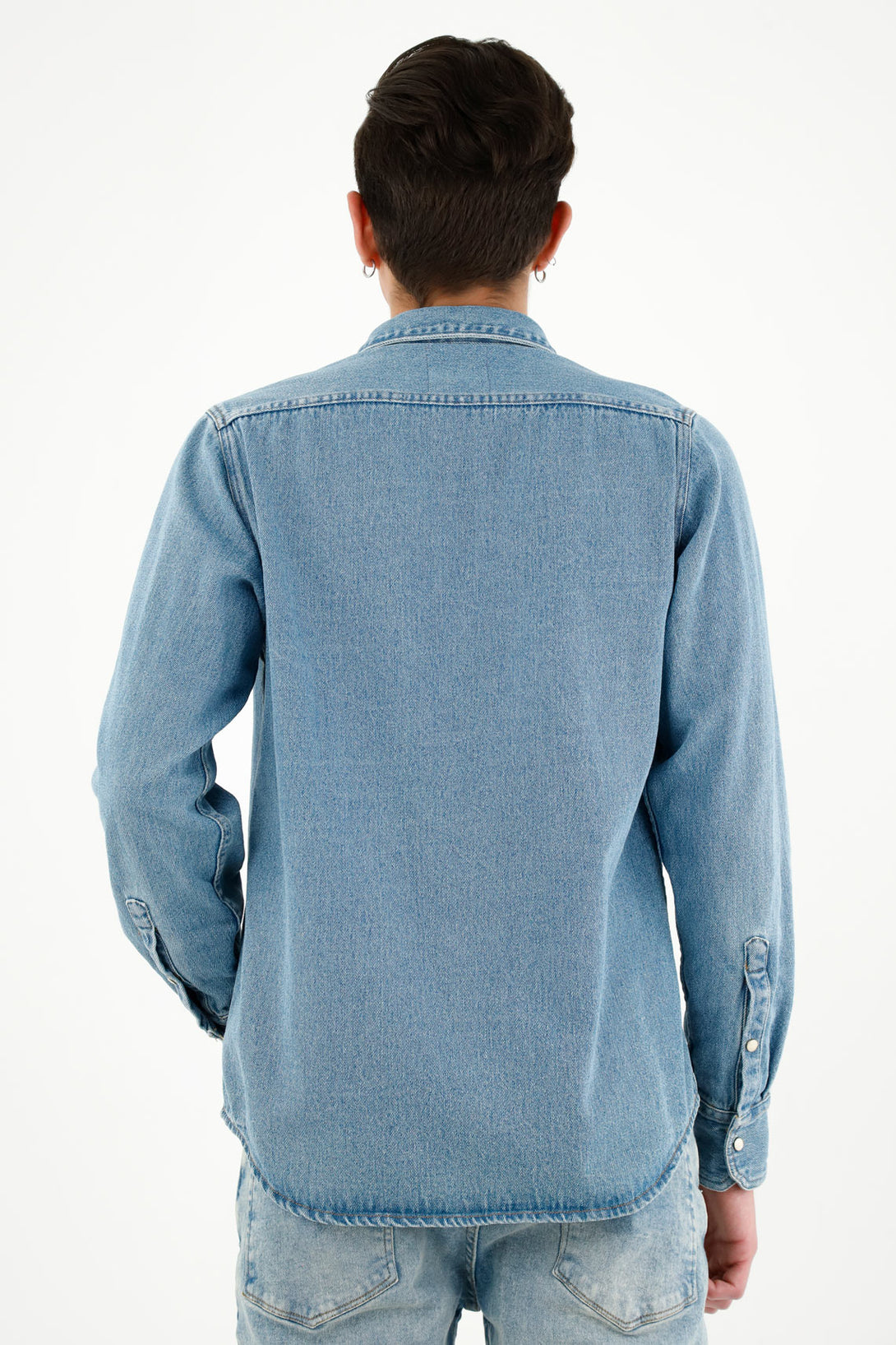 Men's Blue Denim Shirt