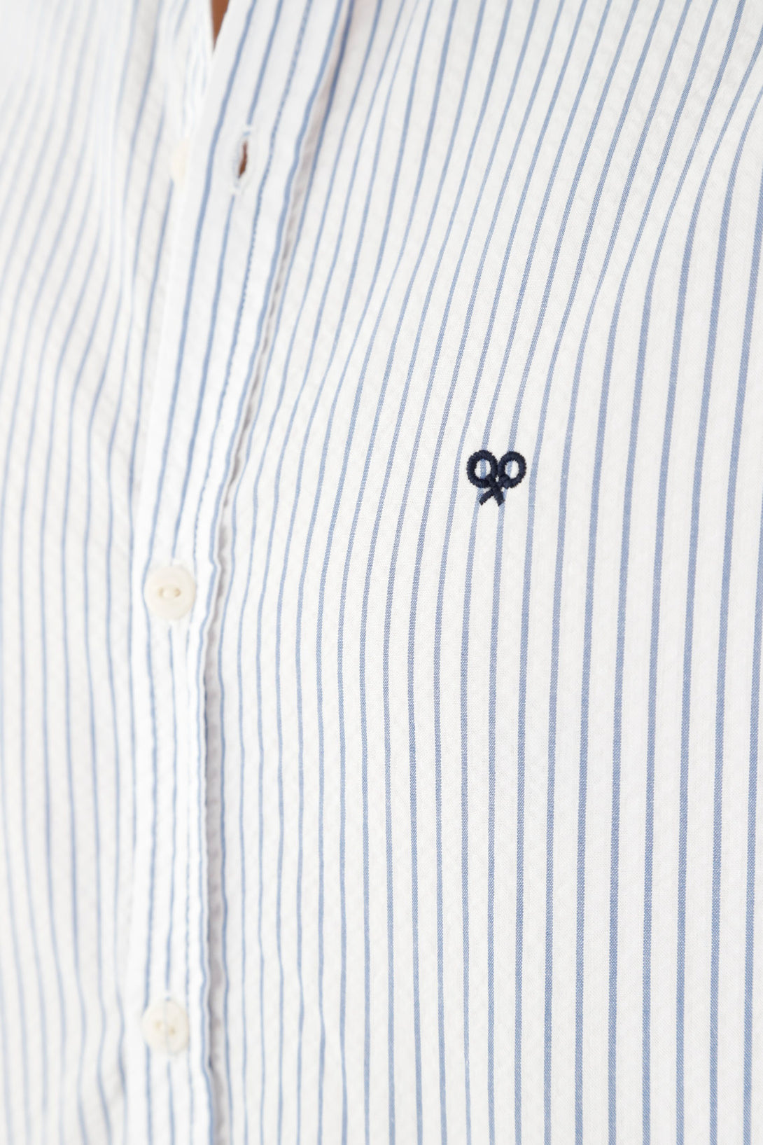 Men's Blue Striped Design Shirt