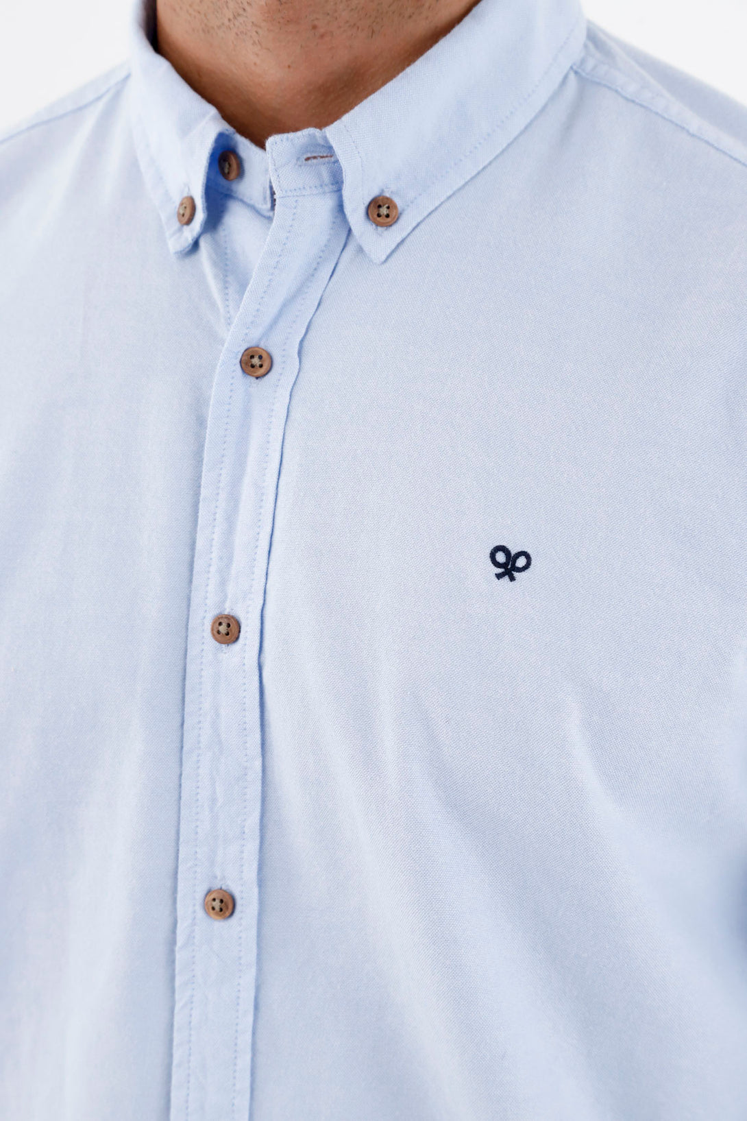 Men's White French Collar Shirt