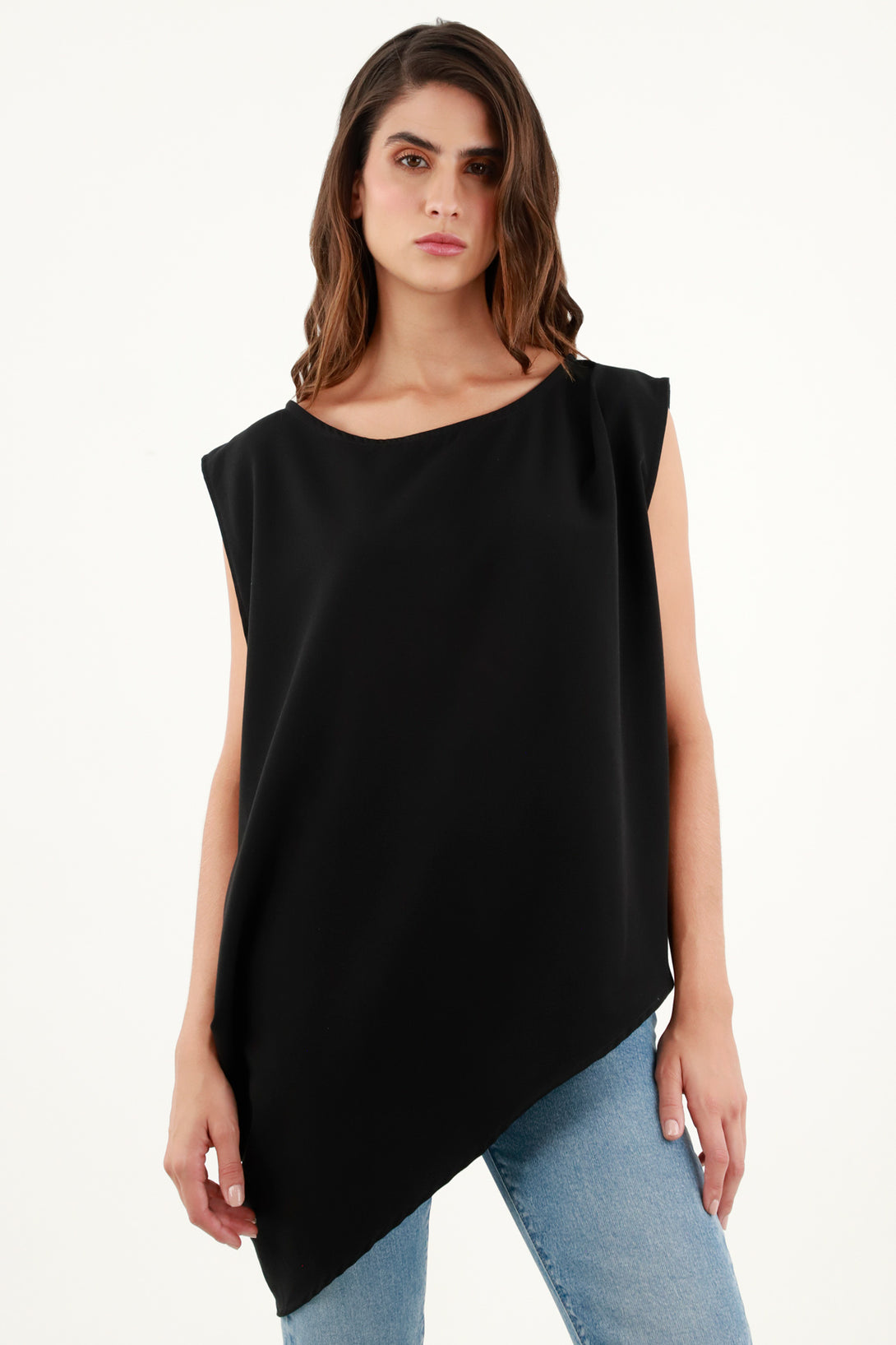 Women's Black Pointed Shirt