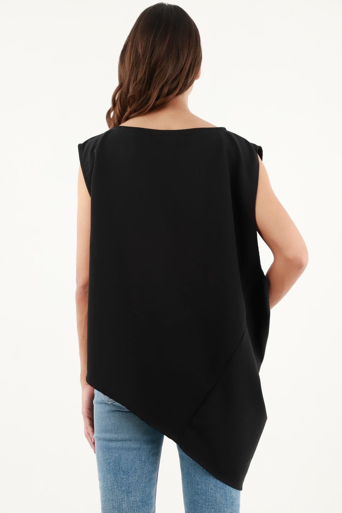 Women's Black Pointed Shirt