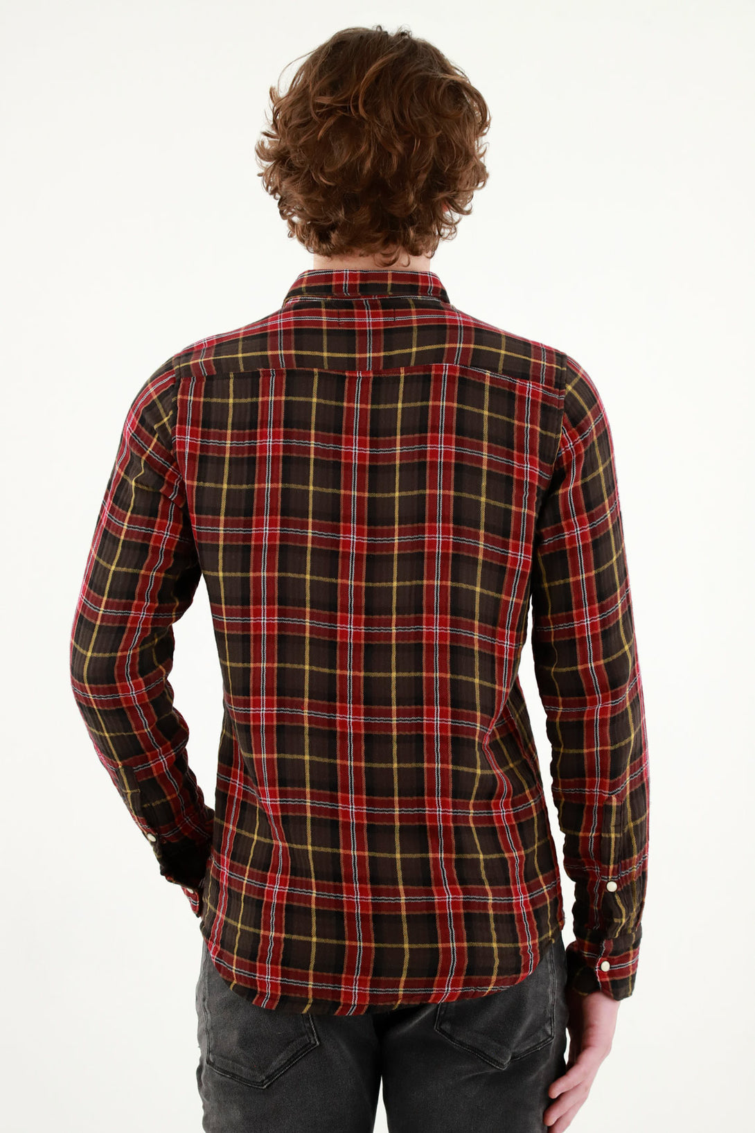 Men's Red Flannel Shirt