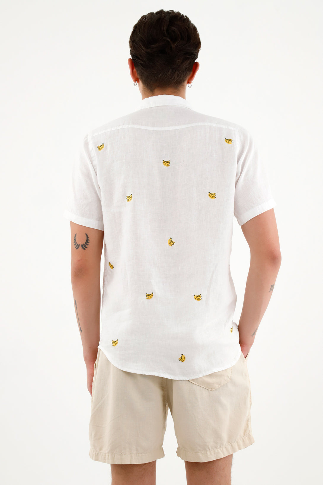 Unisex White Short Sleeve Shirt