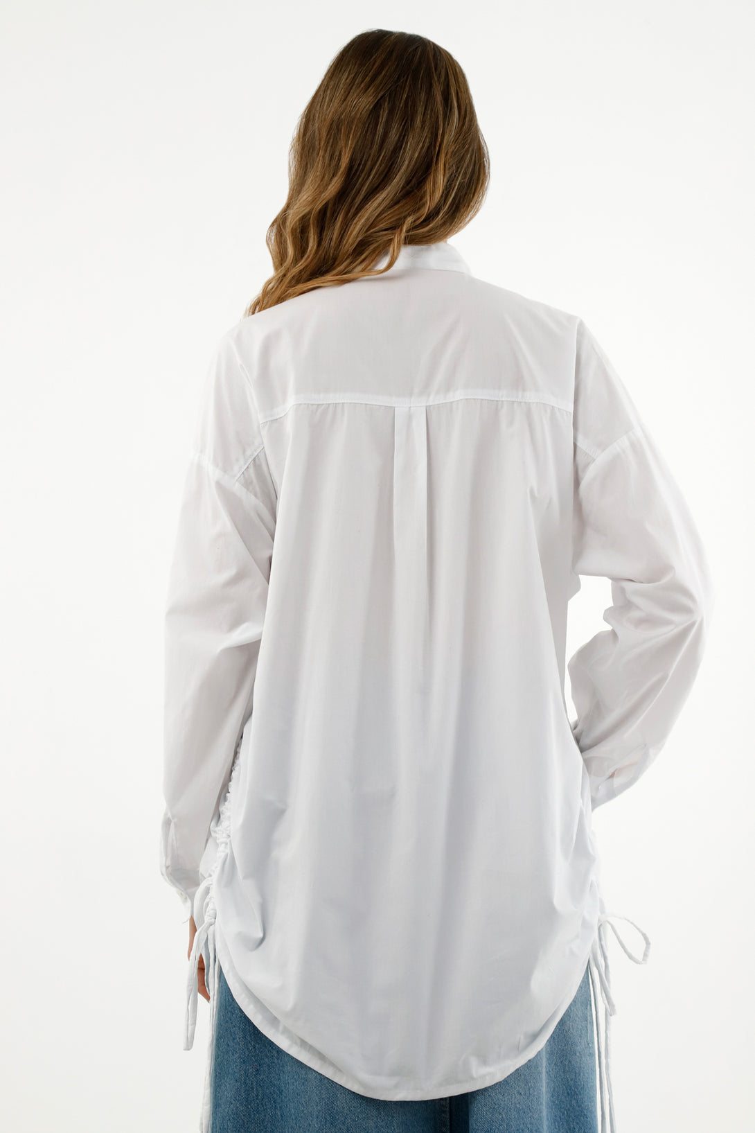 Women's White Long Sleeve Shirt