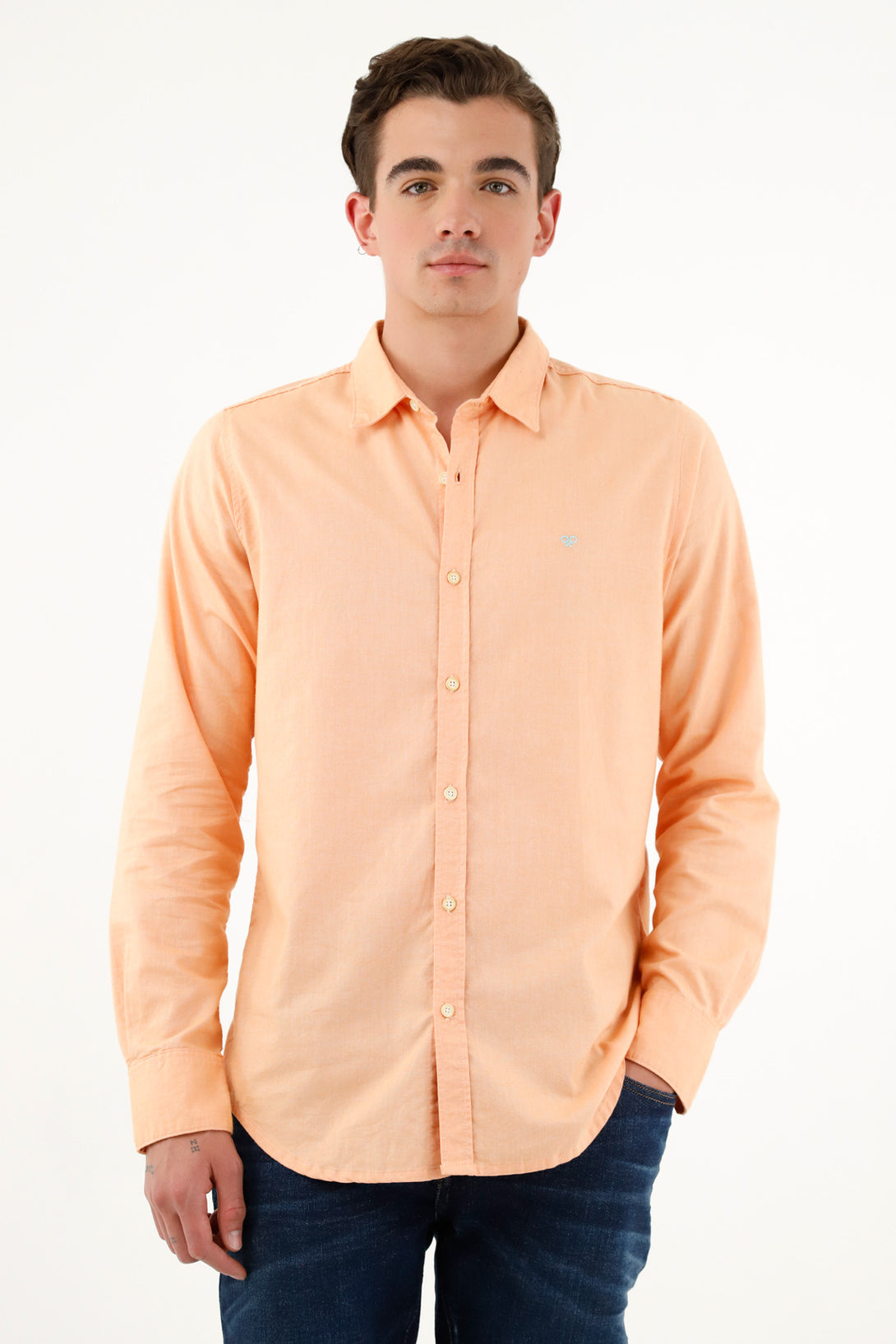 Men's Orange Classic Shirt