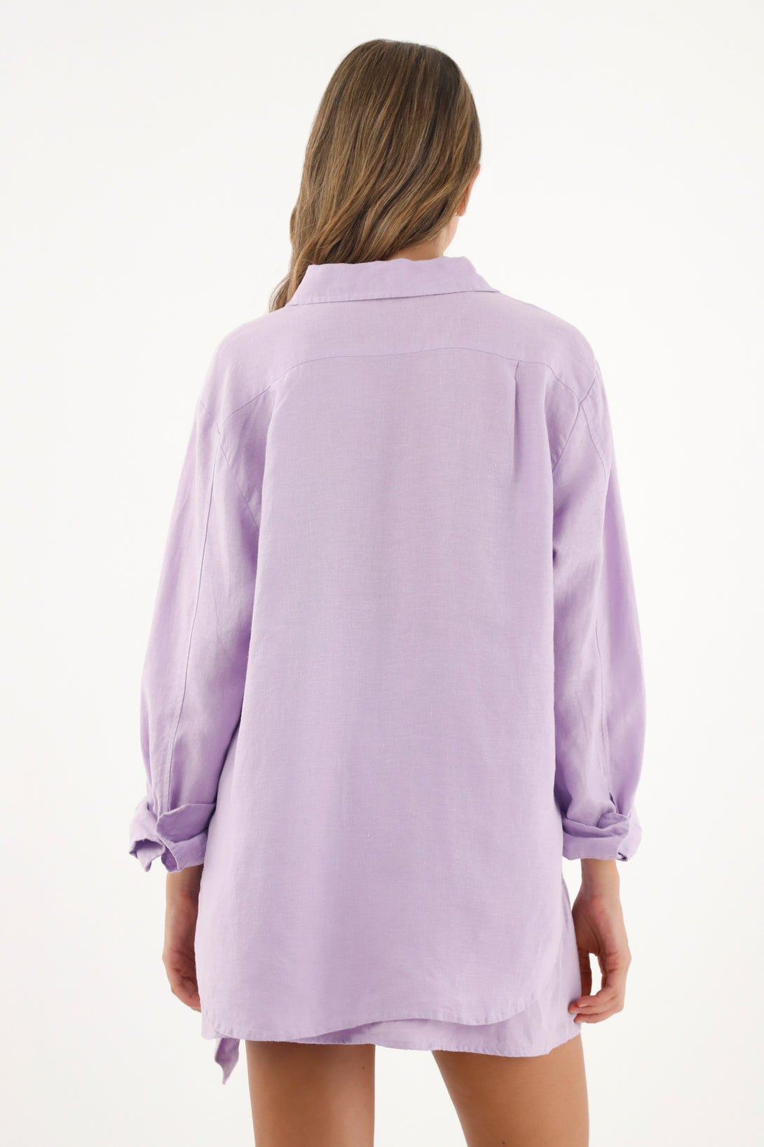 Women's Purple Long Sleeve Shirt