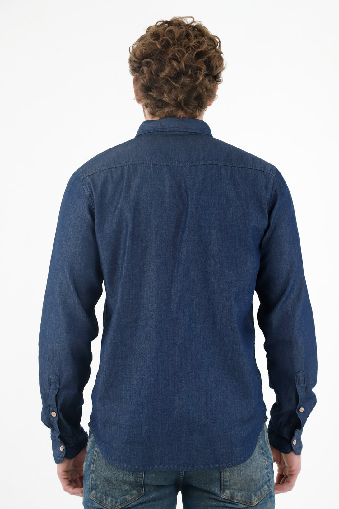 Men's Blue Chambray Shirt