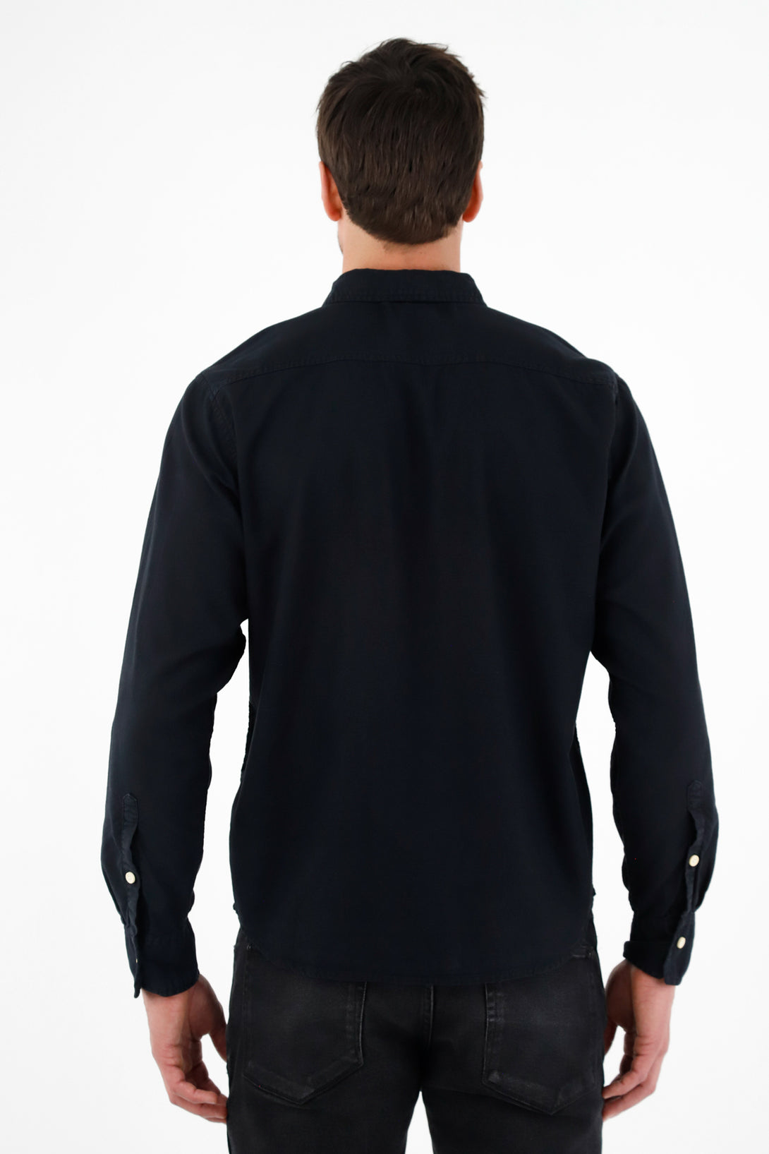 Men's Black Long Sleeve Shirt