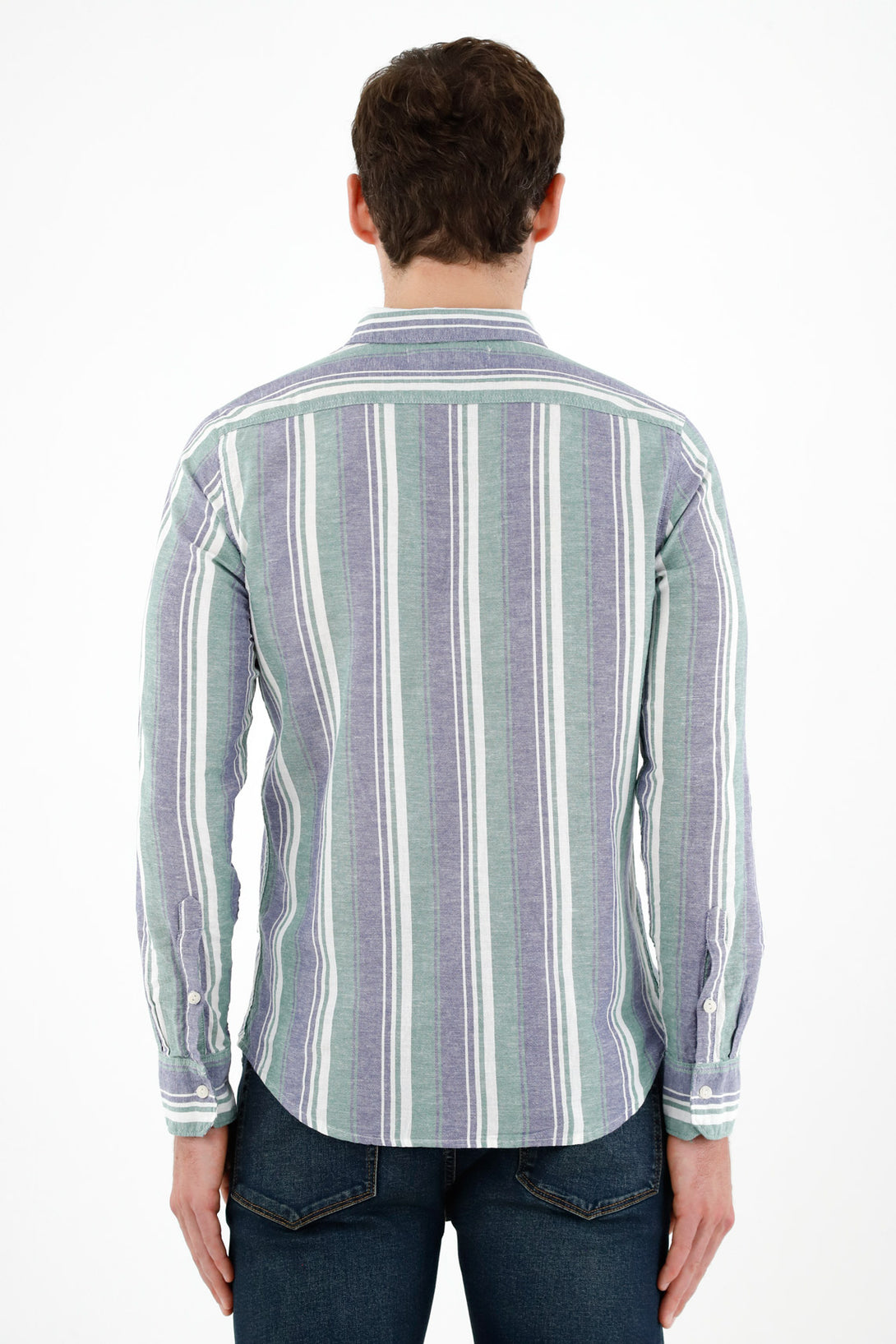 Men's Multicolor Striped Shirt