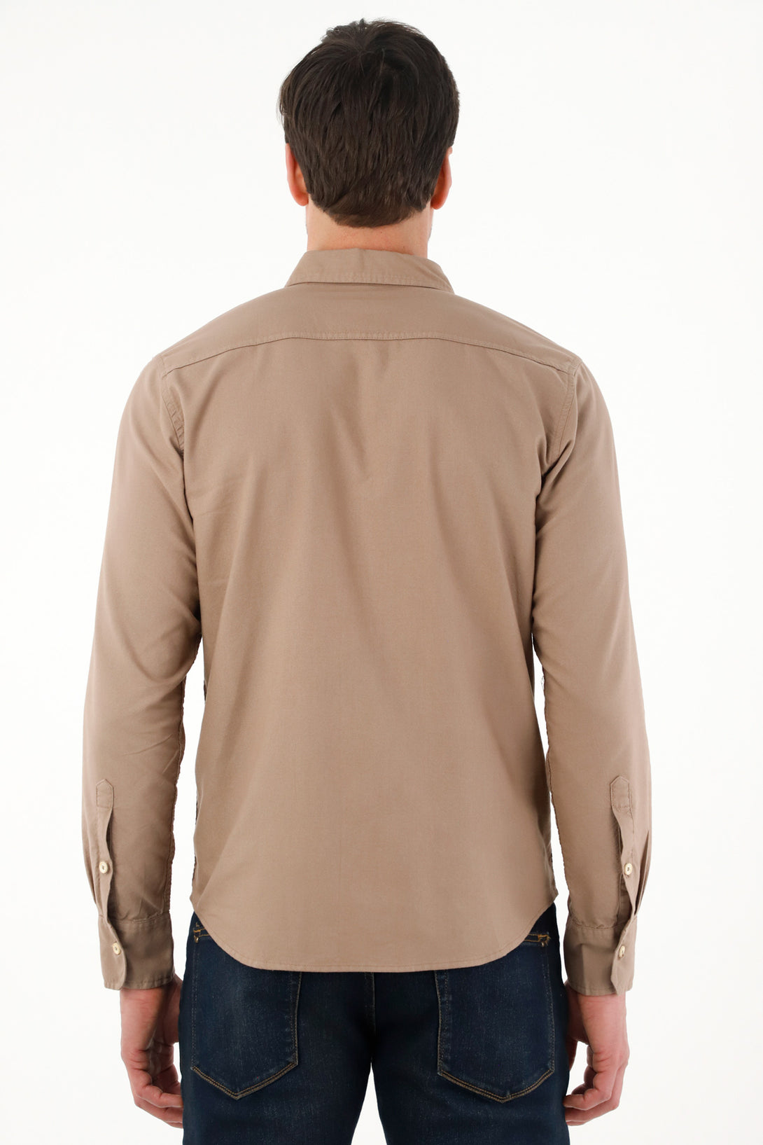 Men's Classic Fit Brown Shirt